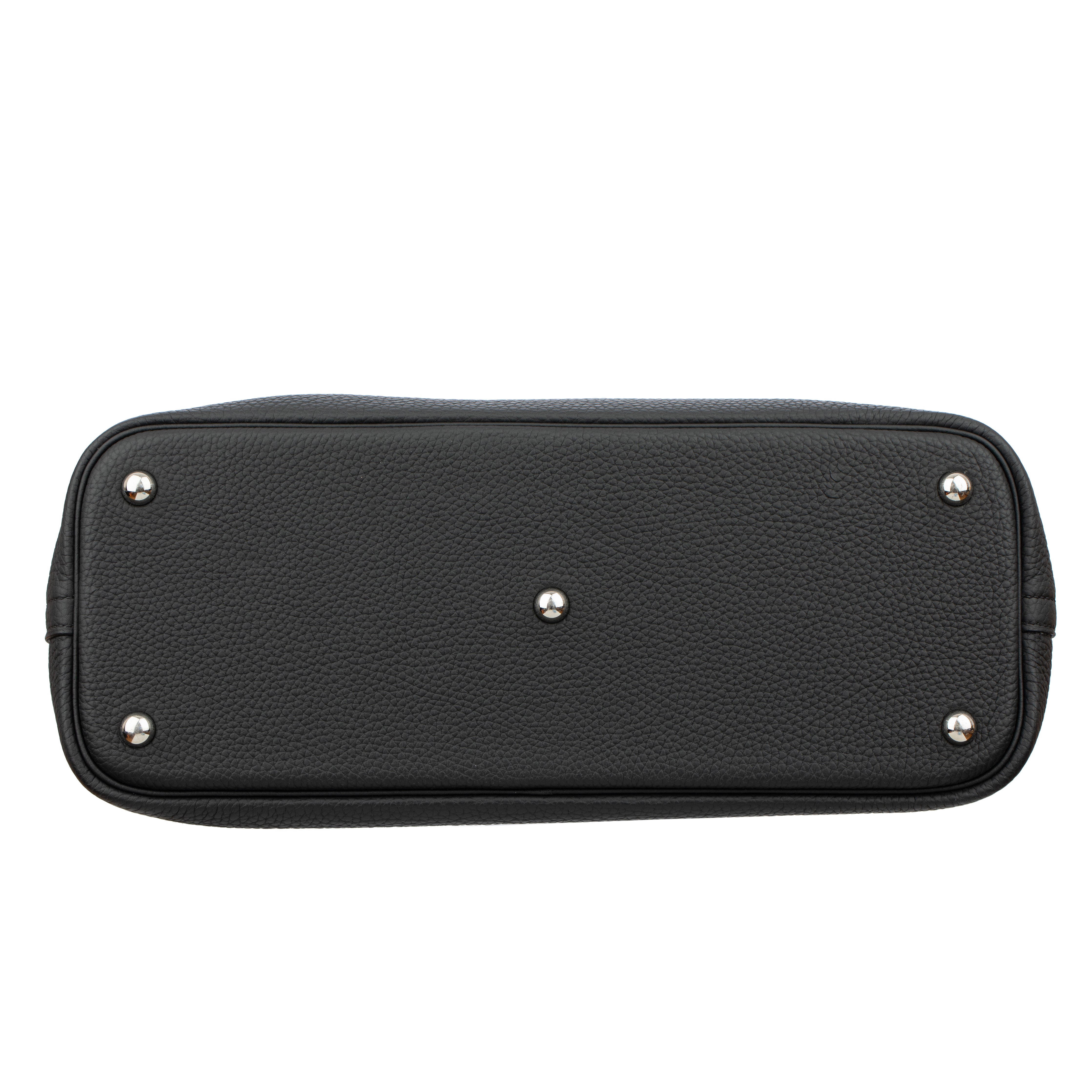 Hermes Bolide 35cm Black Clemence Leather Palladium Hardware