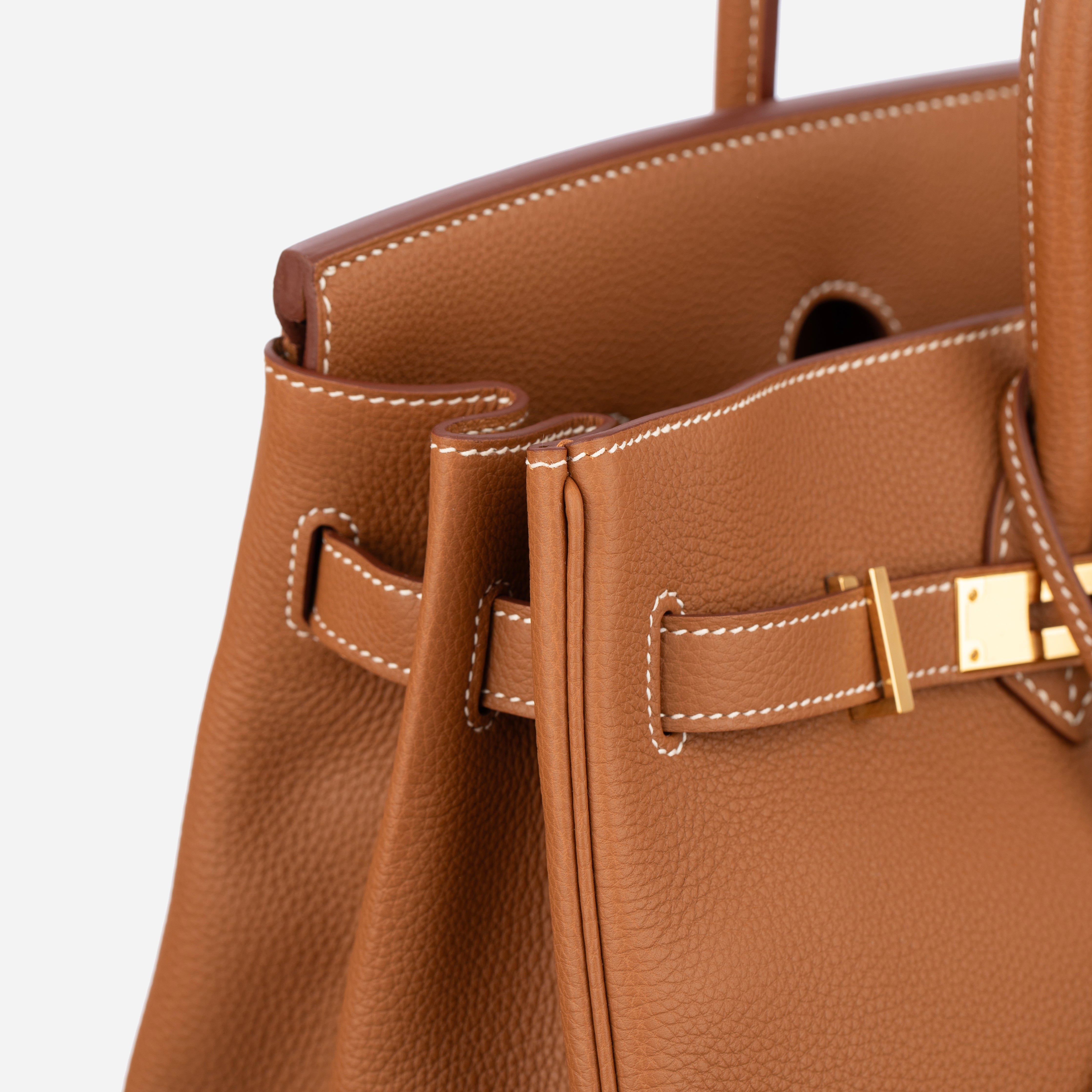 Hermes Birkin 35cm Gold Togo Leather Gold Hardware