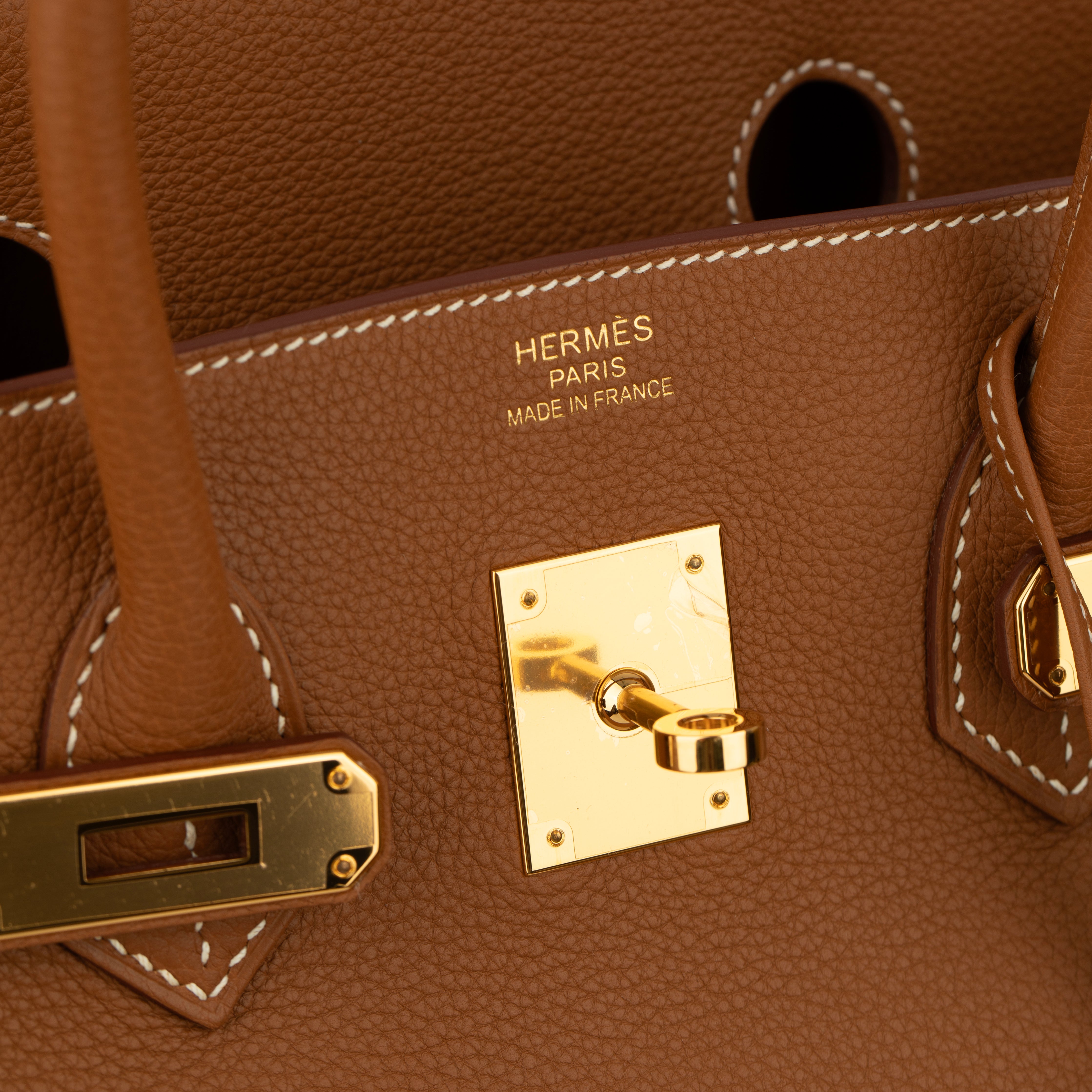 Hermes Birkin 35cm Gold Togo Leather Gold Hardware
