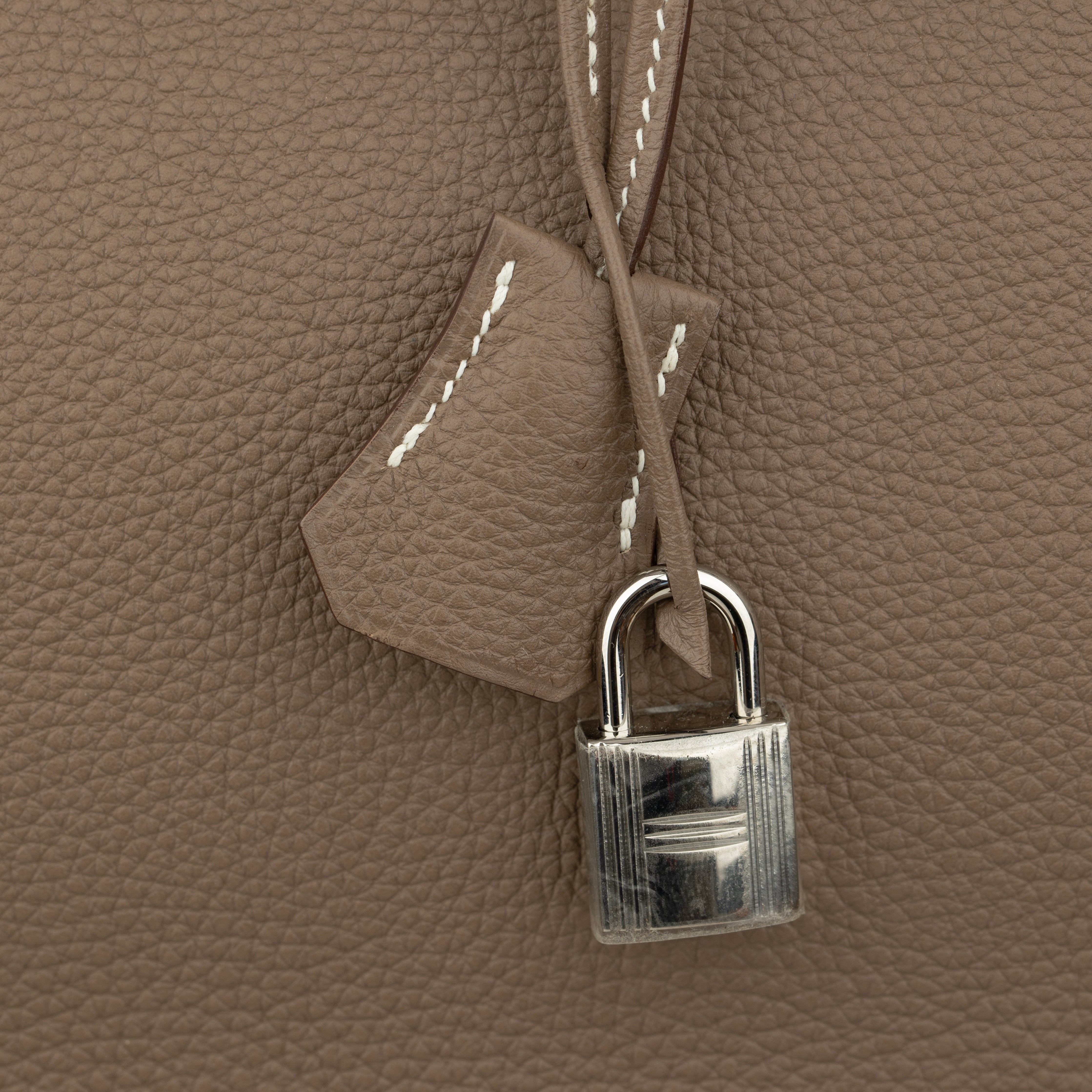 Hermes Birkin 35cm Etoupe Togo Leather Palladium Hardware