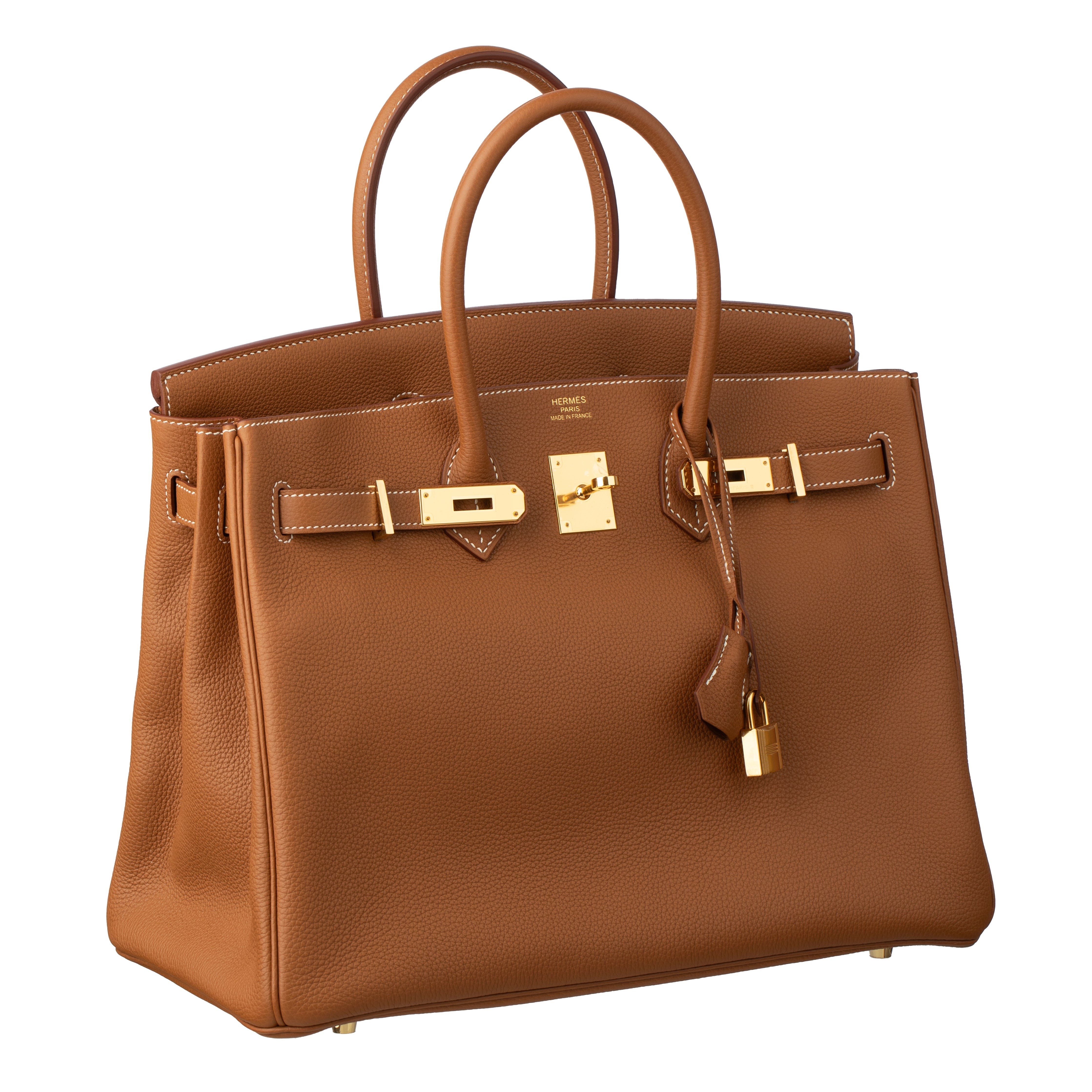 Hermes Birkin 35cm Gold Togo Leather Gold Hardware