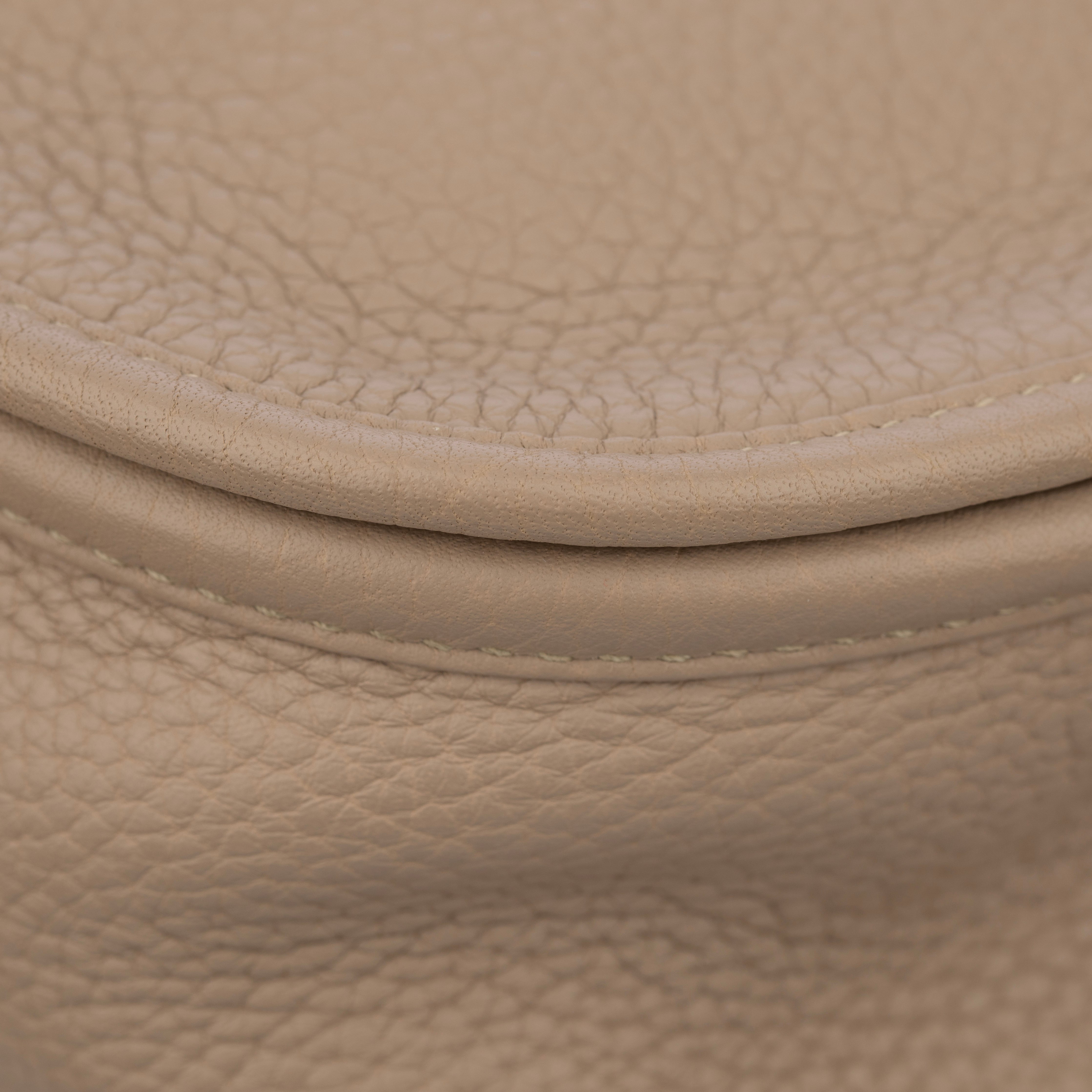 Hermes Evelyn PM Gris Tourterelle Clemence  Leather Palladium Hardware