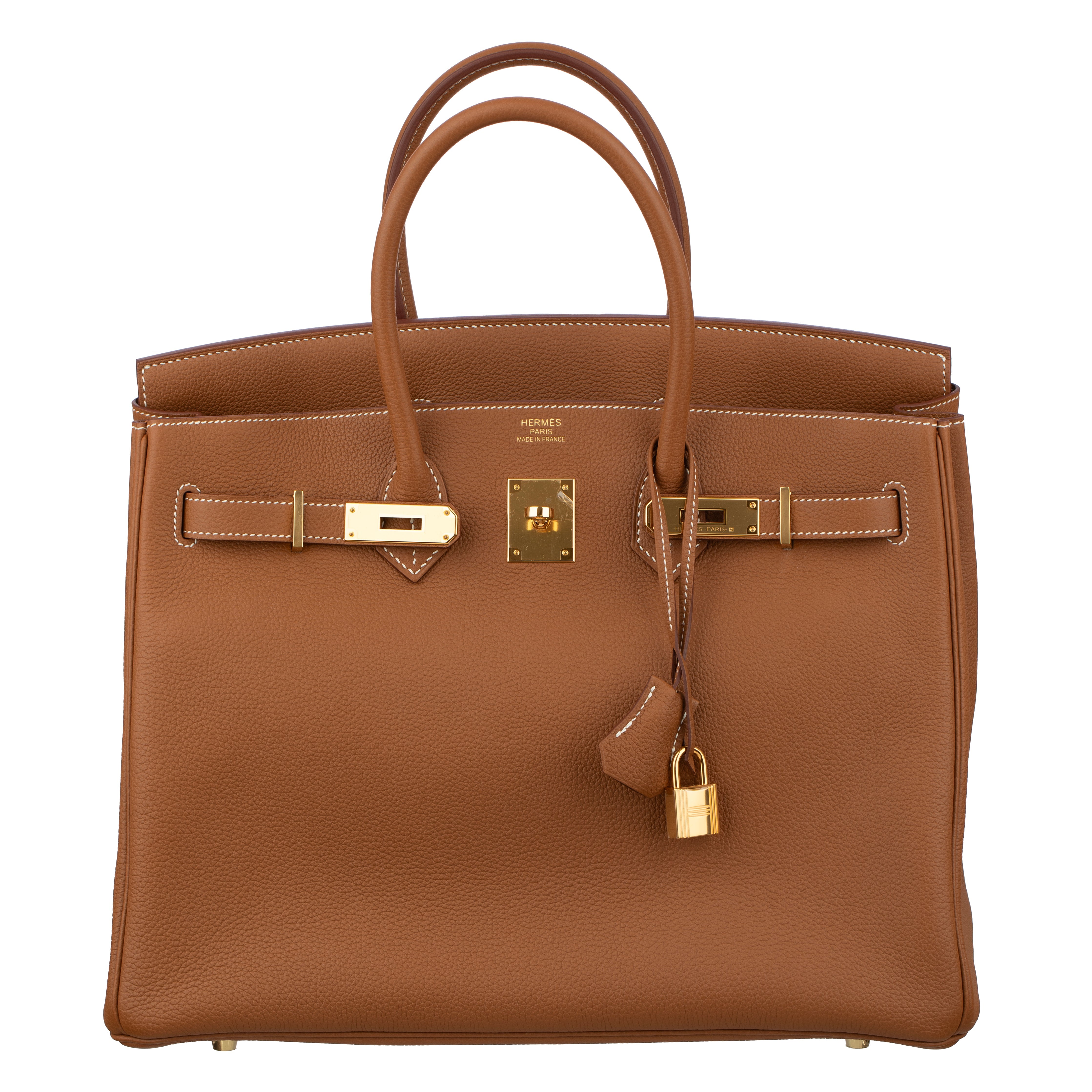 Hermes Birkin 35cm Gold Togo Leather Gold Hardware