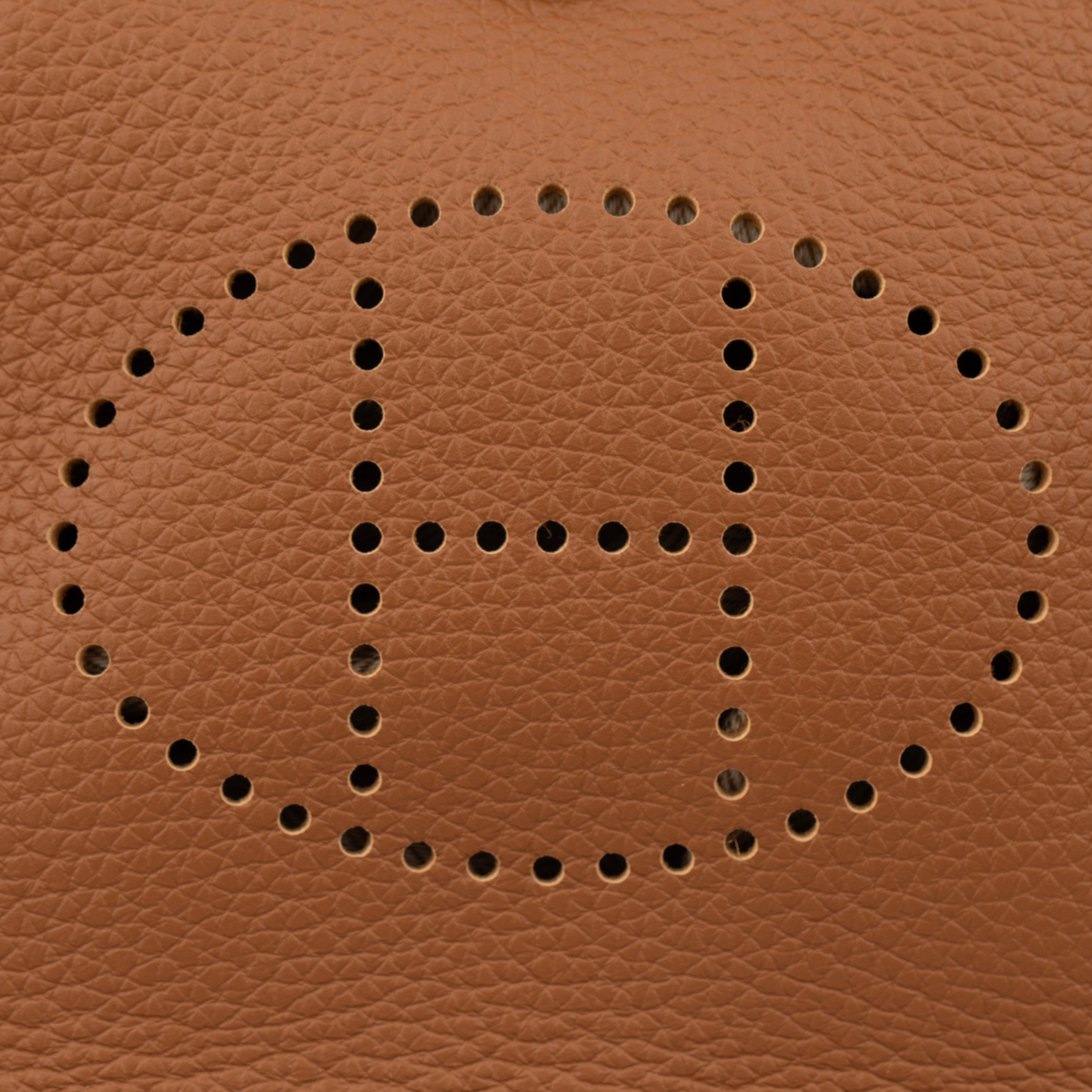 Hermes Mini Evelyn TPM Gold Clemence Leather Palladium Hardware