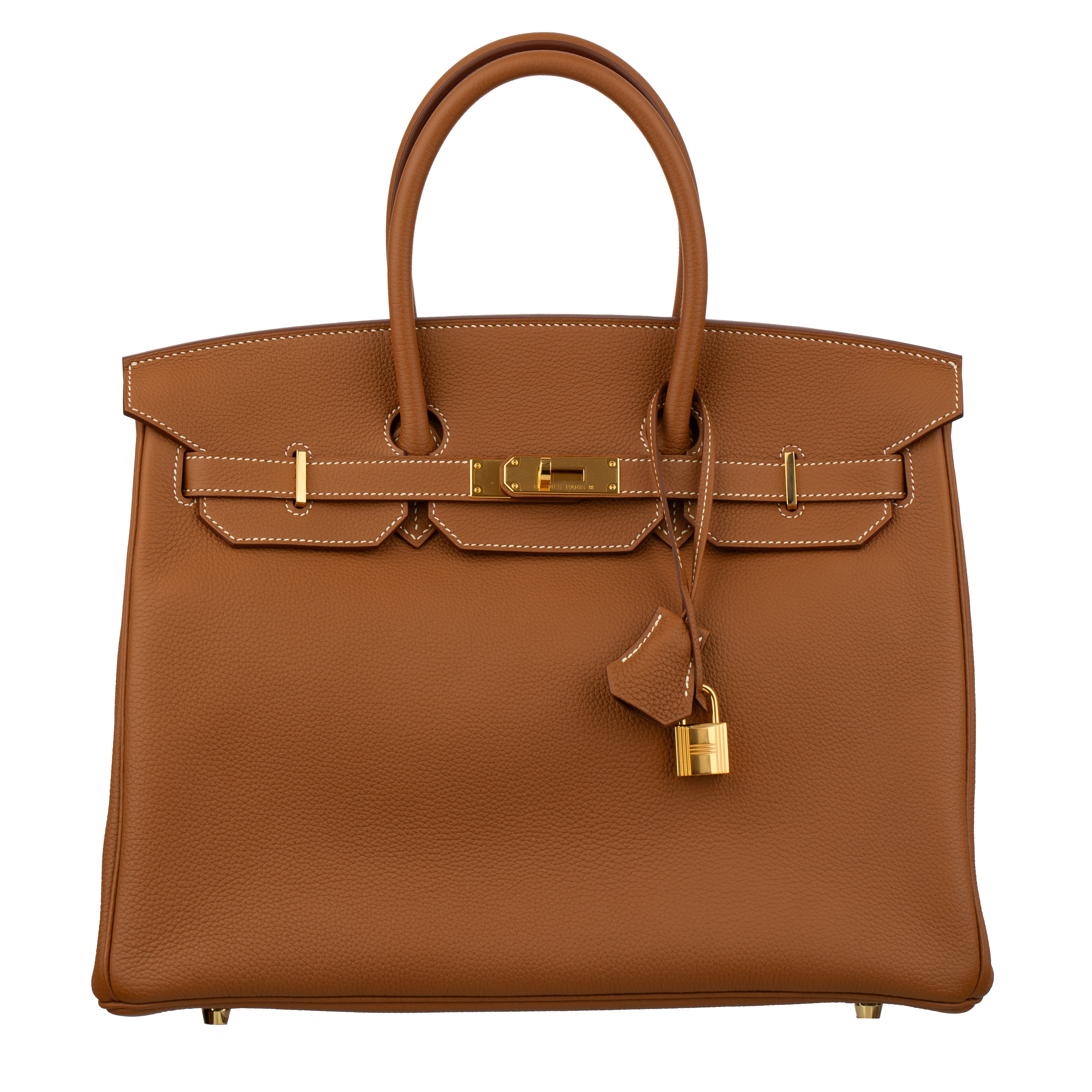 Hermes Birkin 35cm Gold Togo Leather Gold Hardware