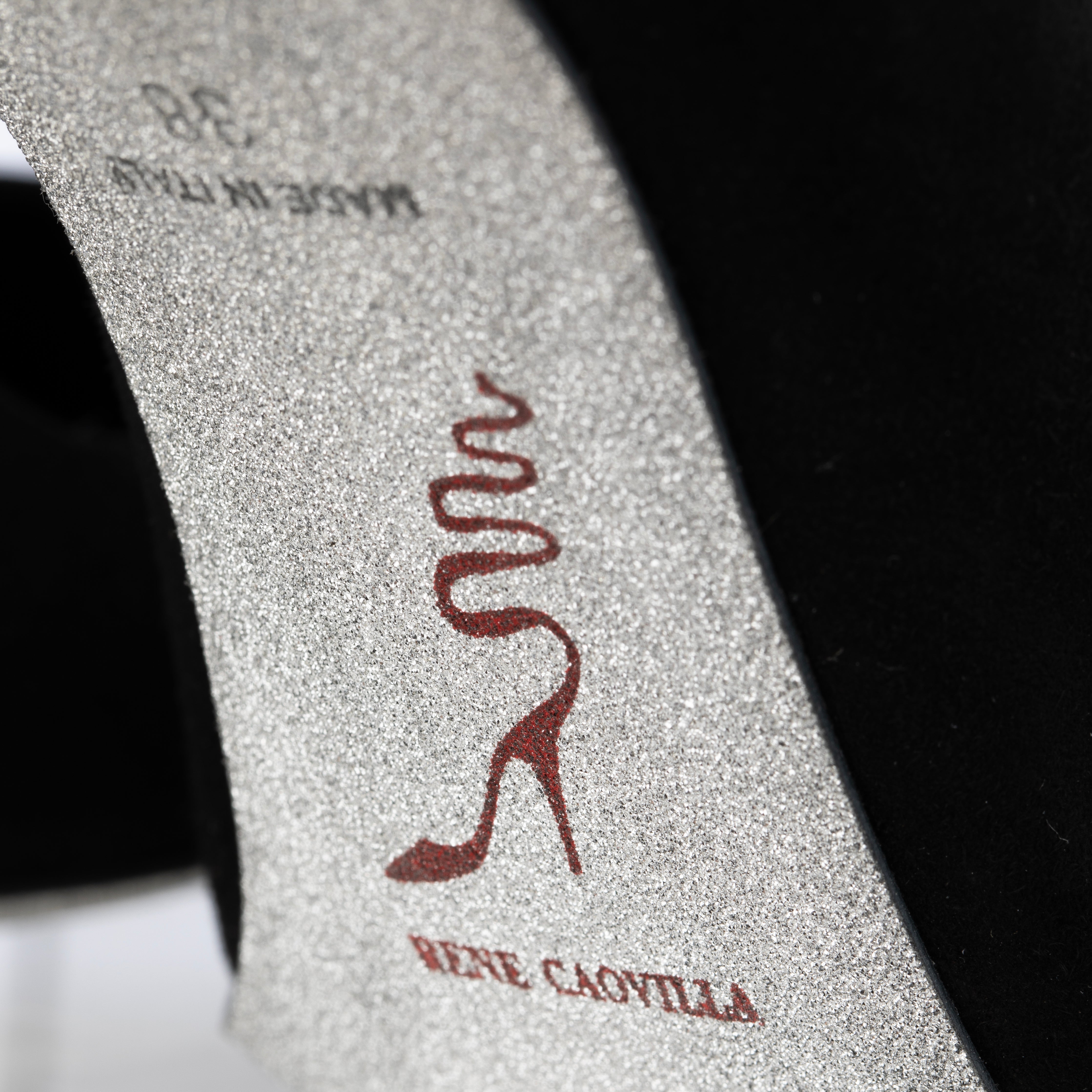 Rene Caovilla Black Suede Pumps with Crystal Embellishment - Size | 38 IT