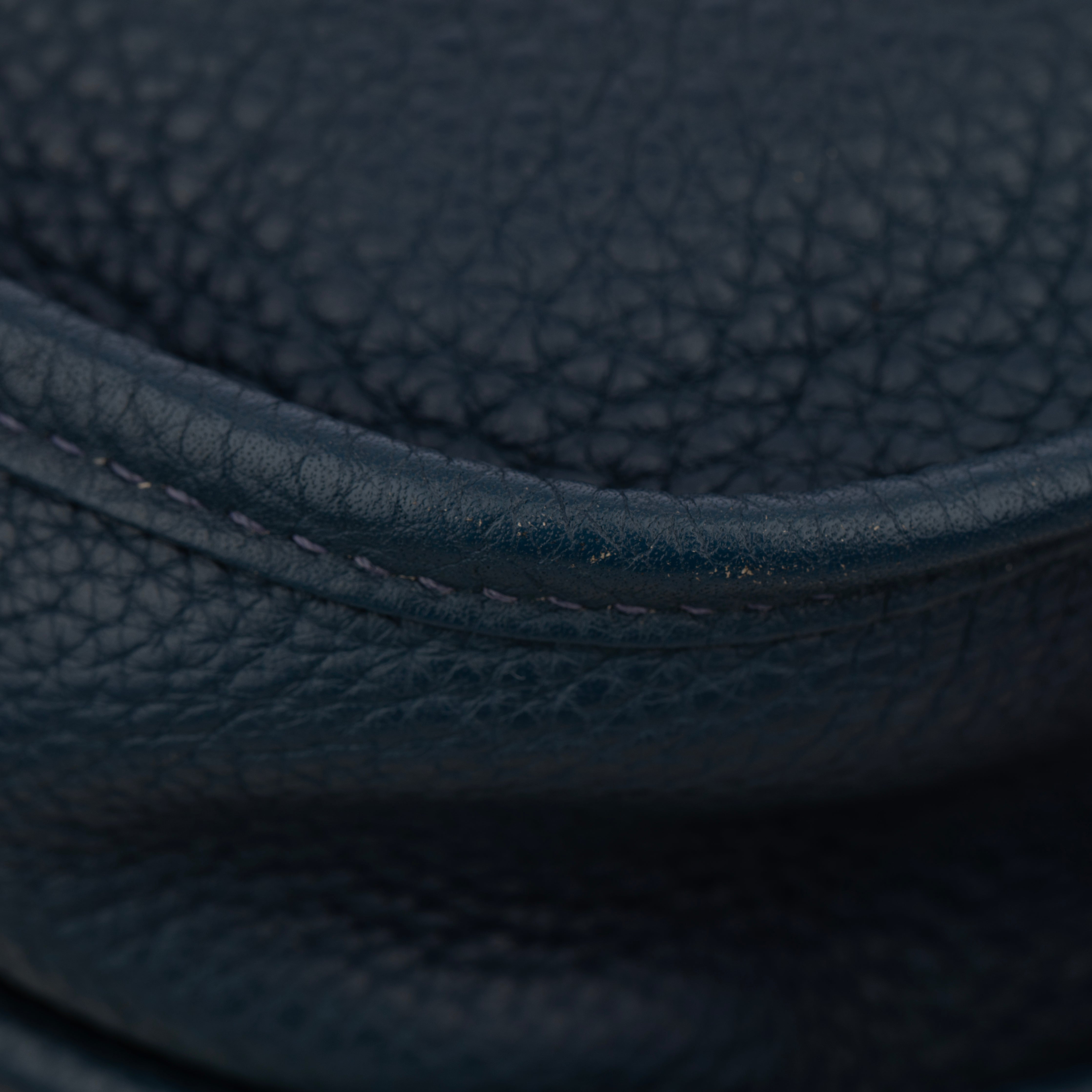 Hermes Evelyn PM Blue Nuit Clemence Leather Palladium Hardware