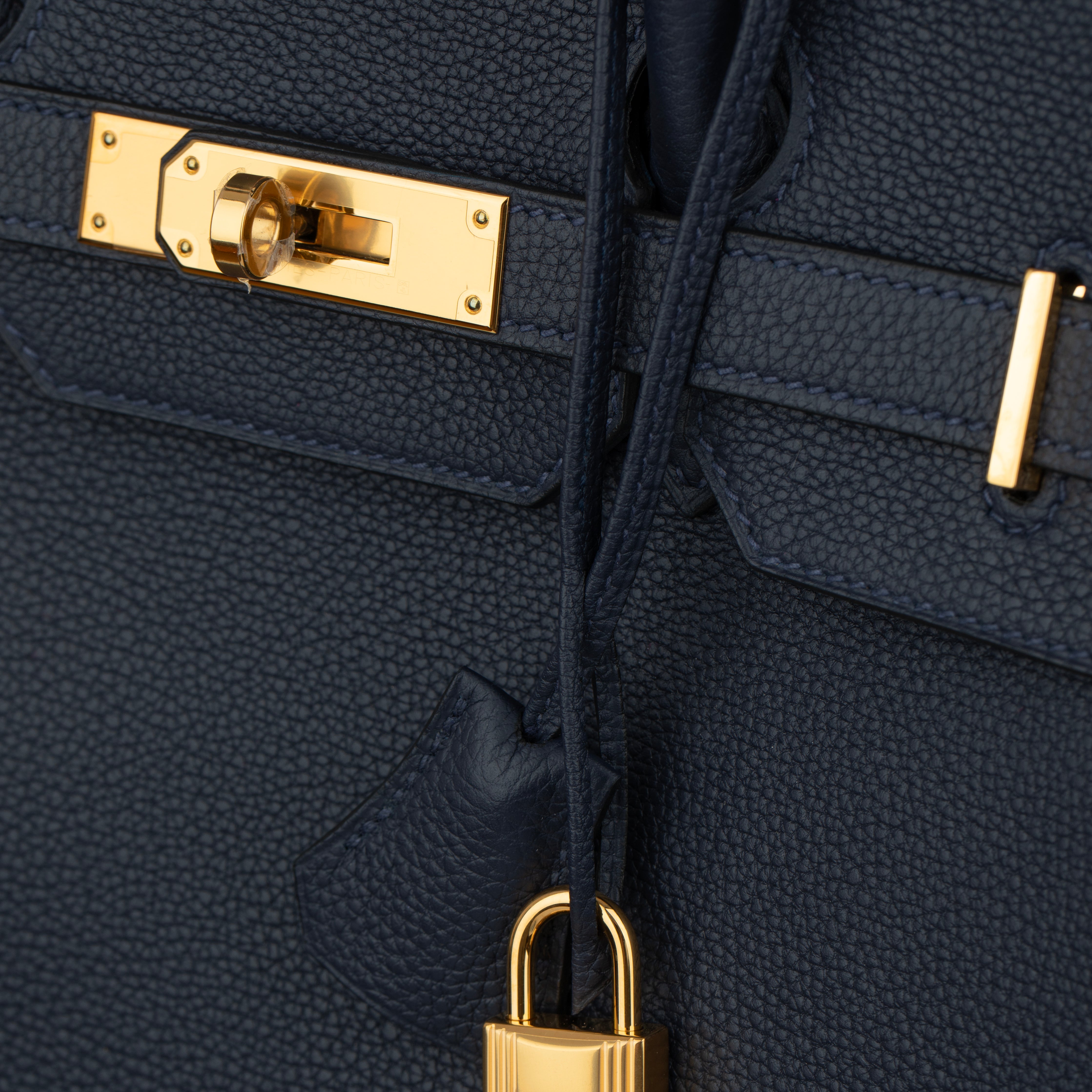Hermes Birkin 35cm Blue Nuit Togo Leather Gold Hardware