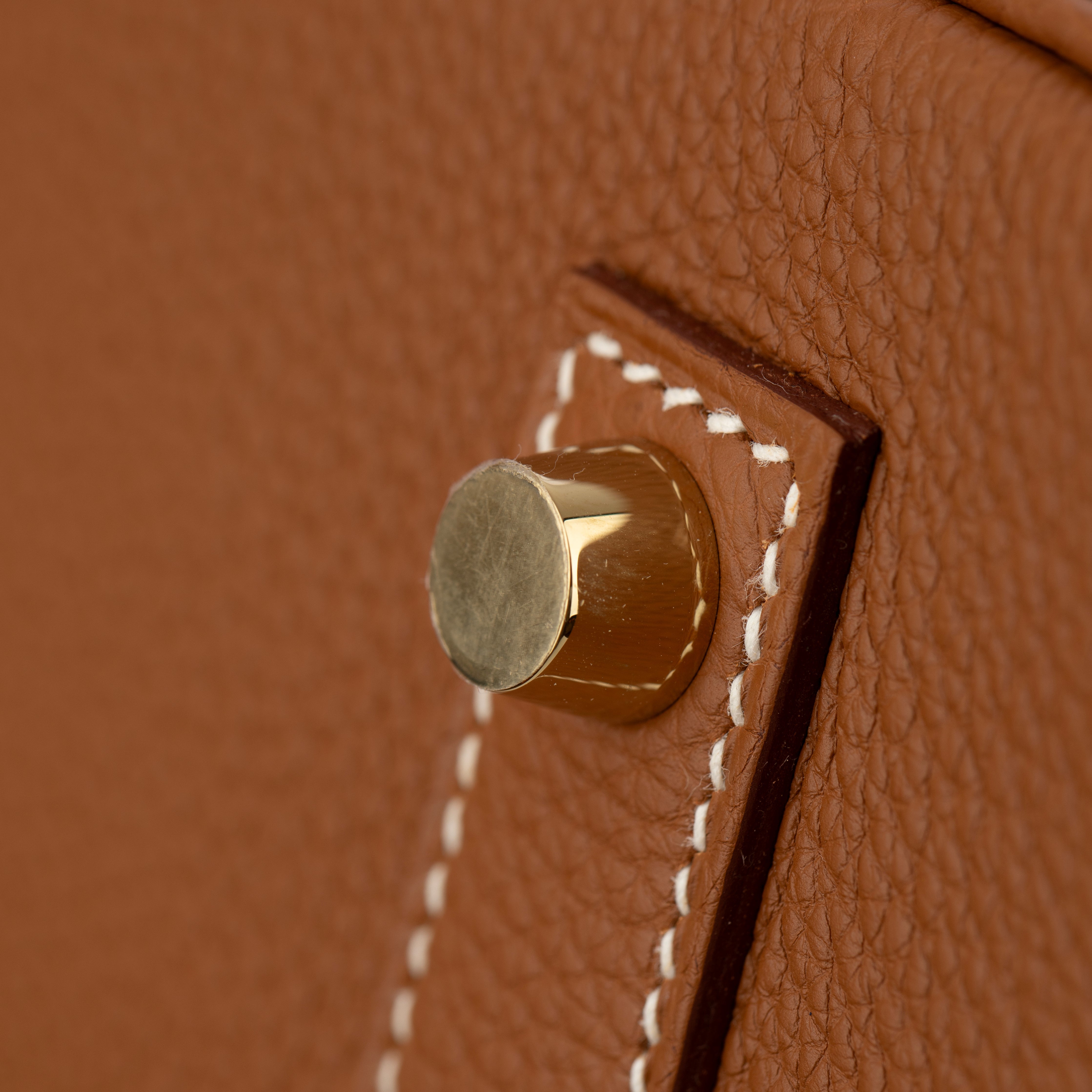 Hermes Birkin 35cm Gold Togo Leather Gold Hardware