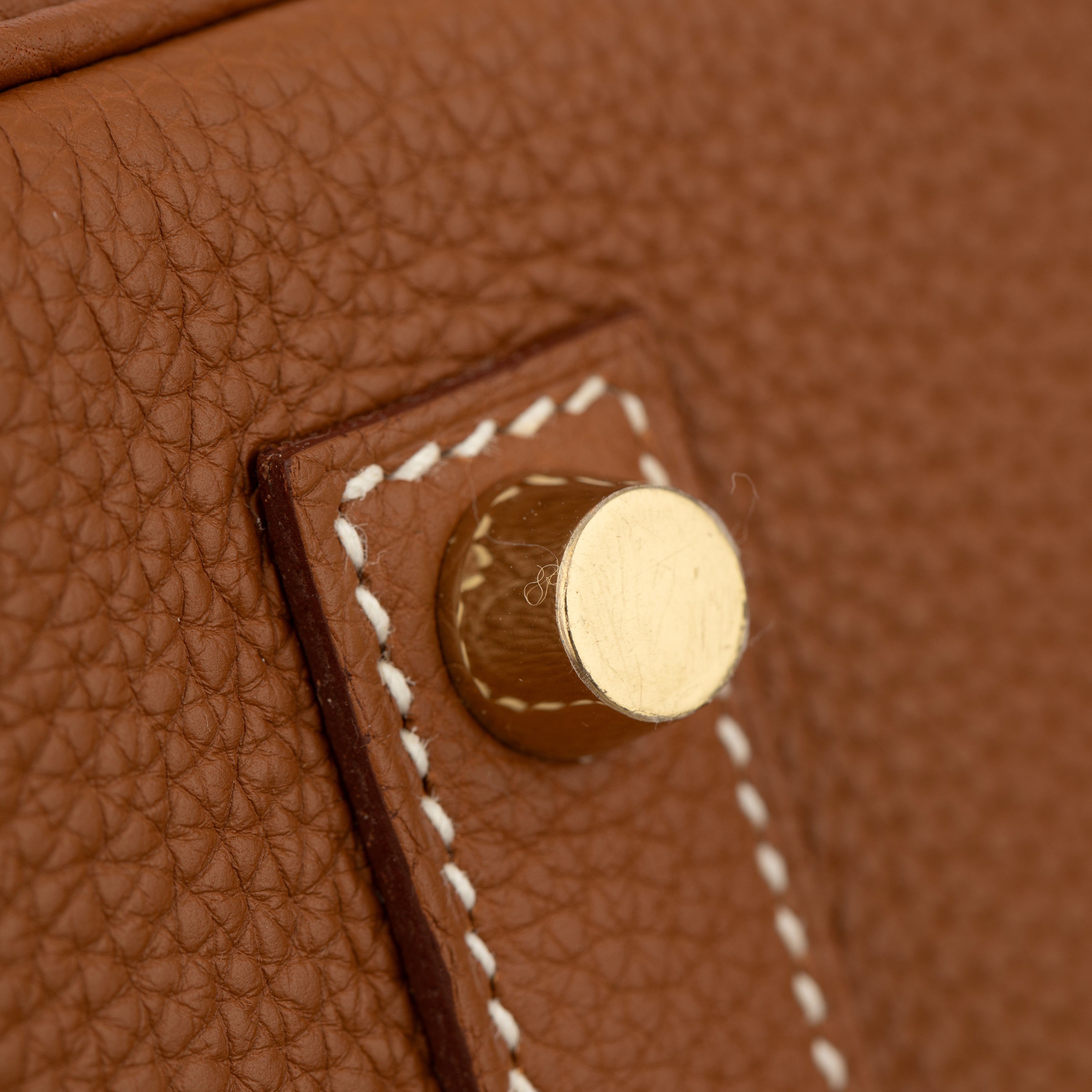 Hermes Birkin 35cm Gold Togo Leather Gold Hardware