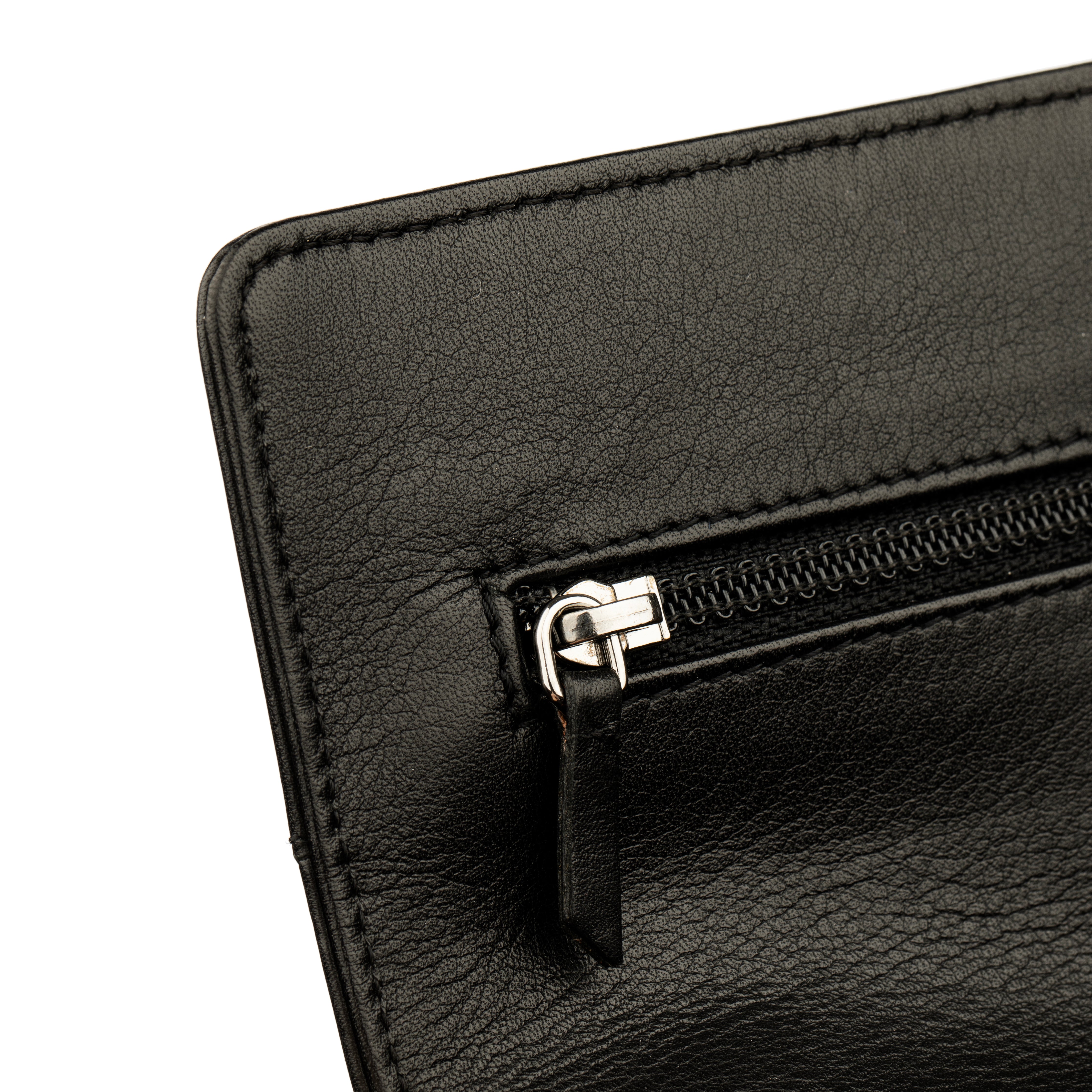 Chanel Wallet On Chain Black Quilted Lambskin Leather