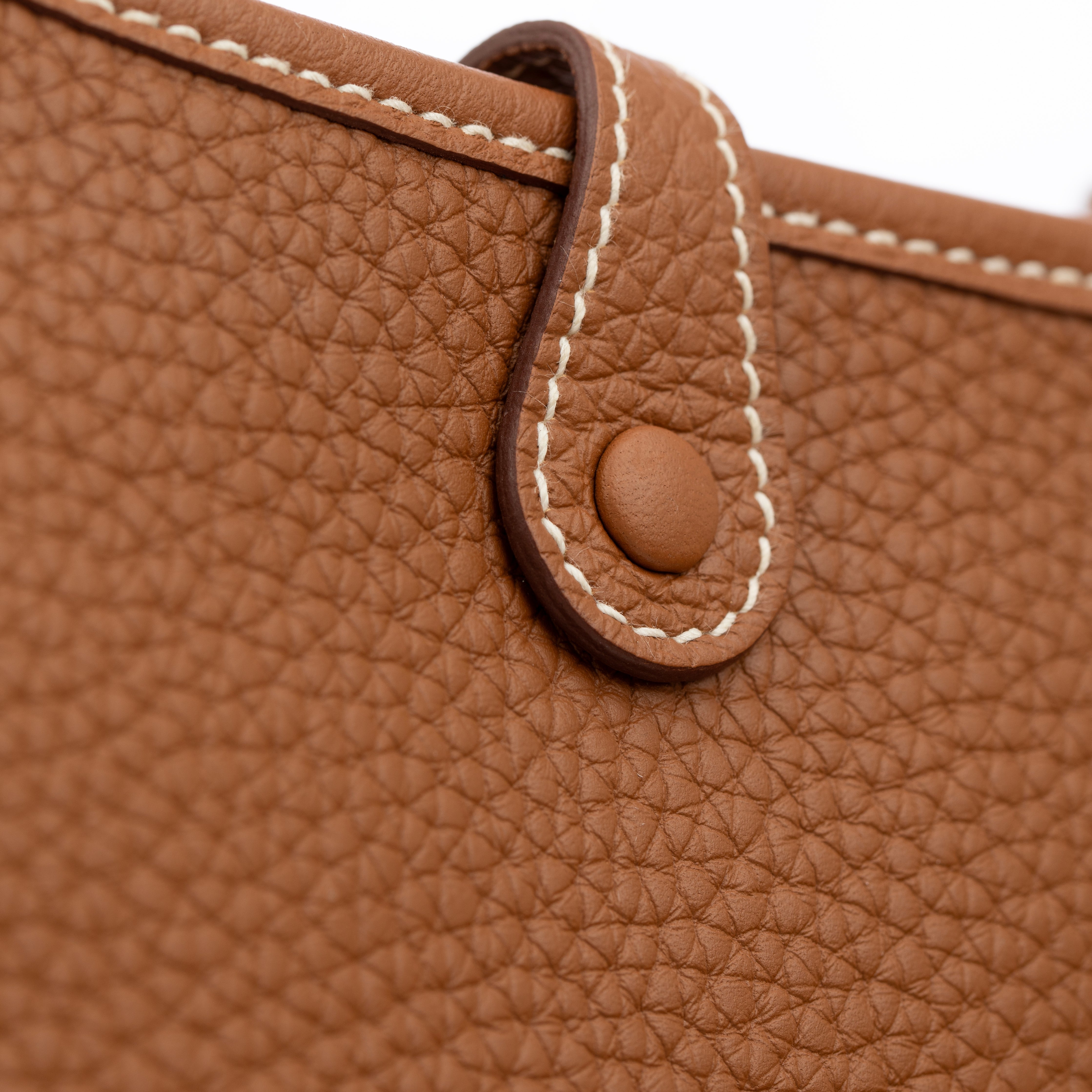 Hermes Mini Evelyn TPM Gold Clemence Leather Palladium Hardware