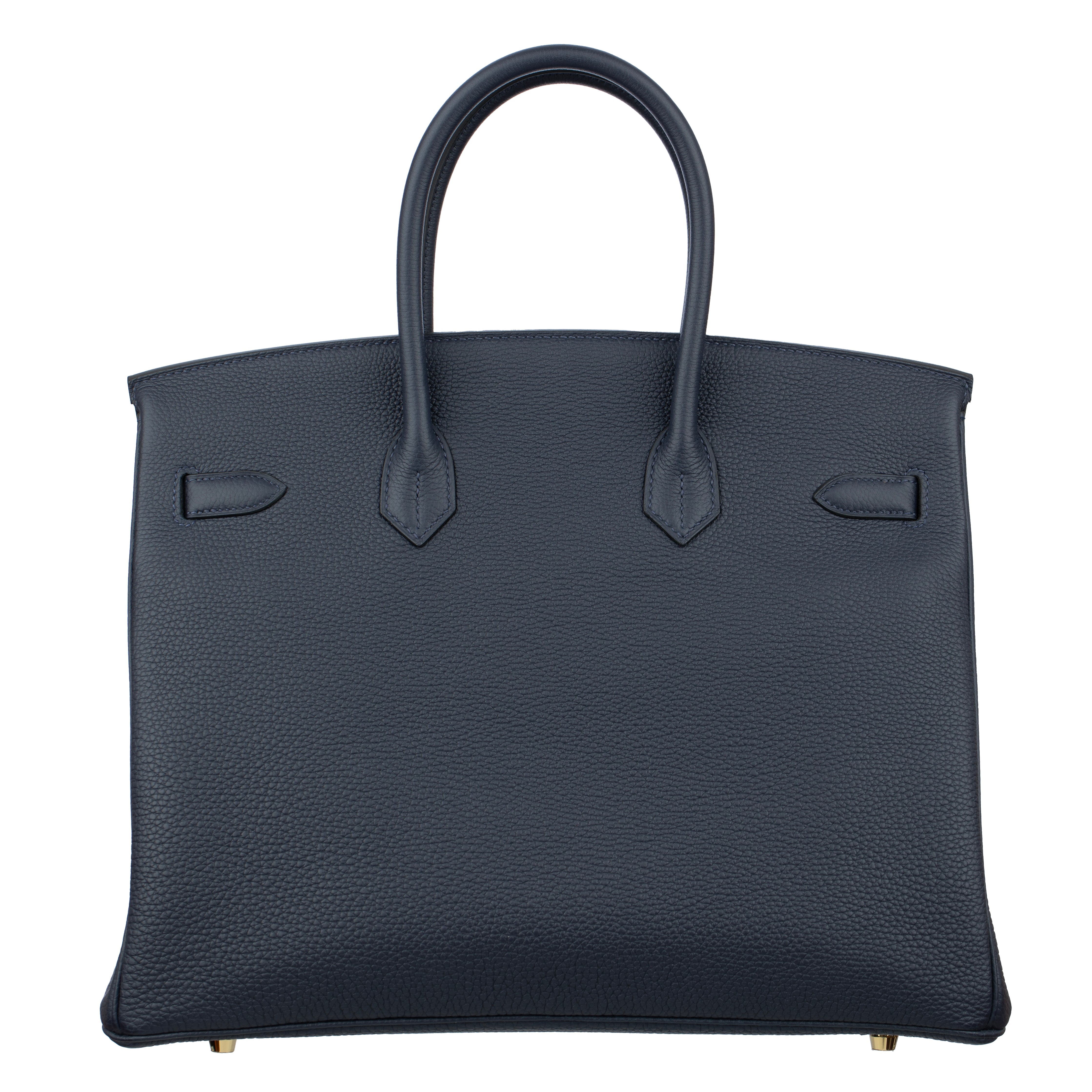 Hermes Birkin 35cm Blue Nuit Togo Leather Gold Hardware