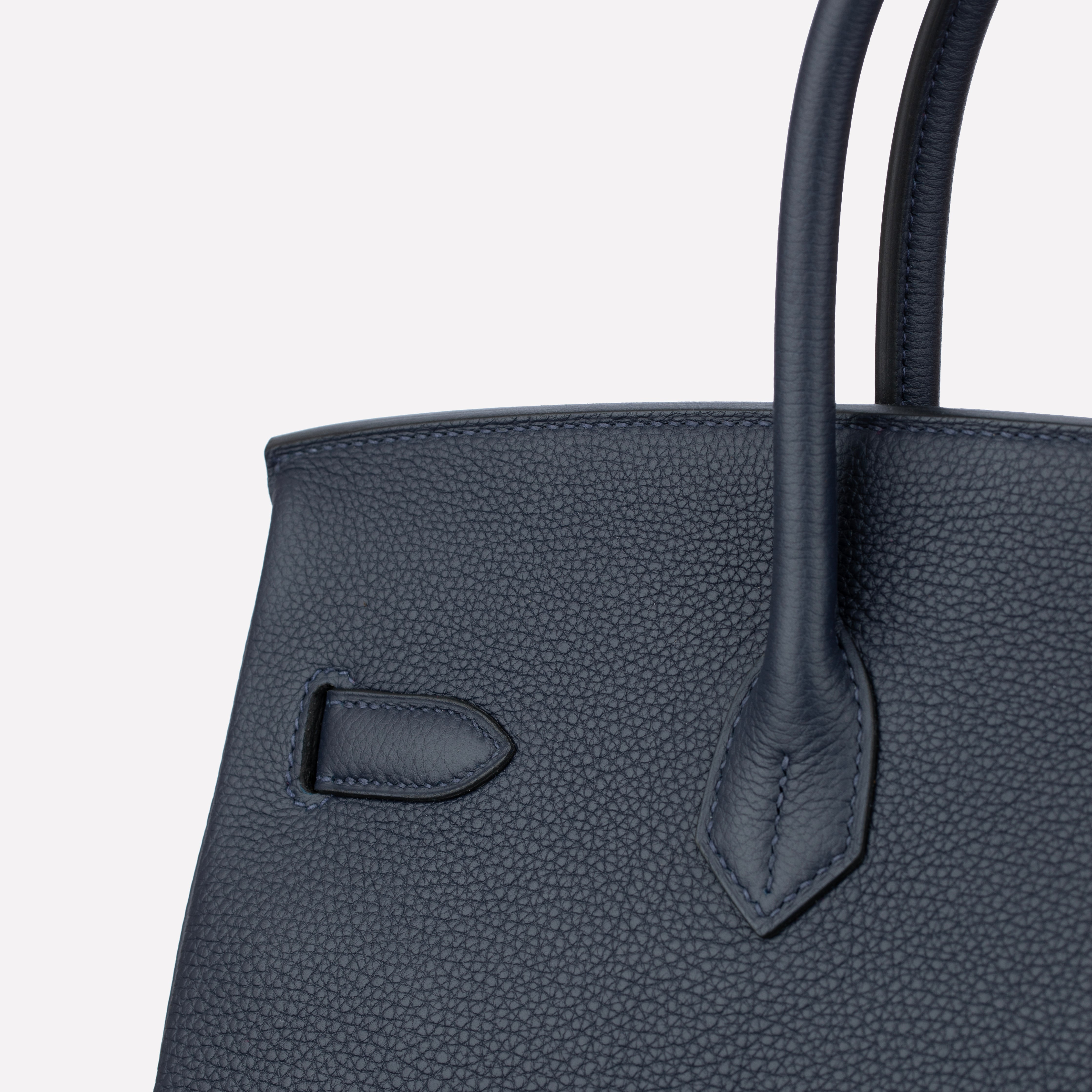 Hermes Birkin 35cm Blue Nuit Togo Leather Gold Hardware