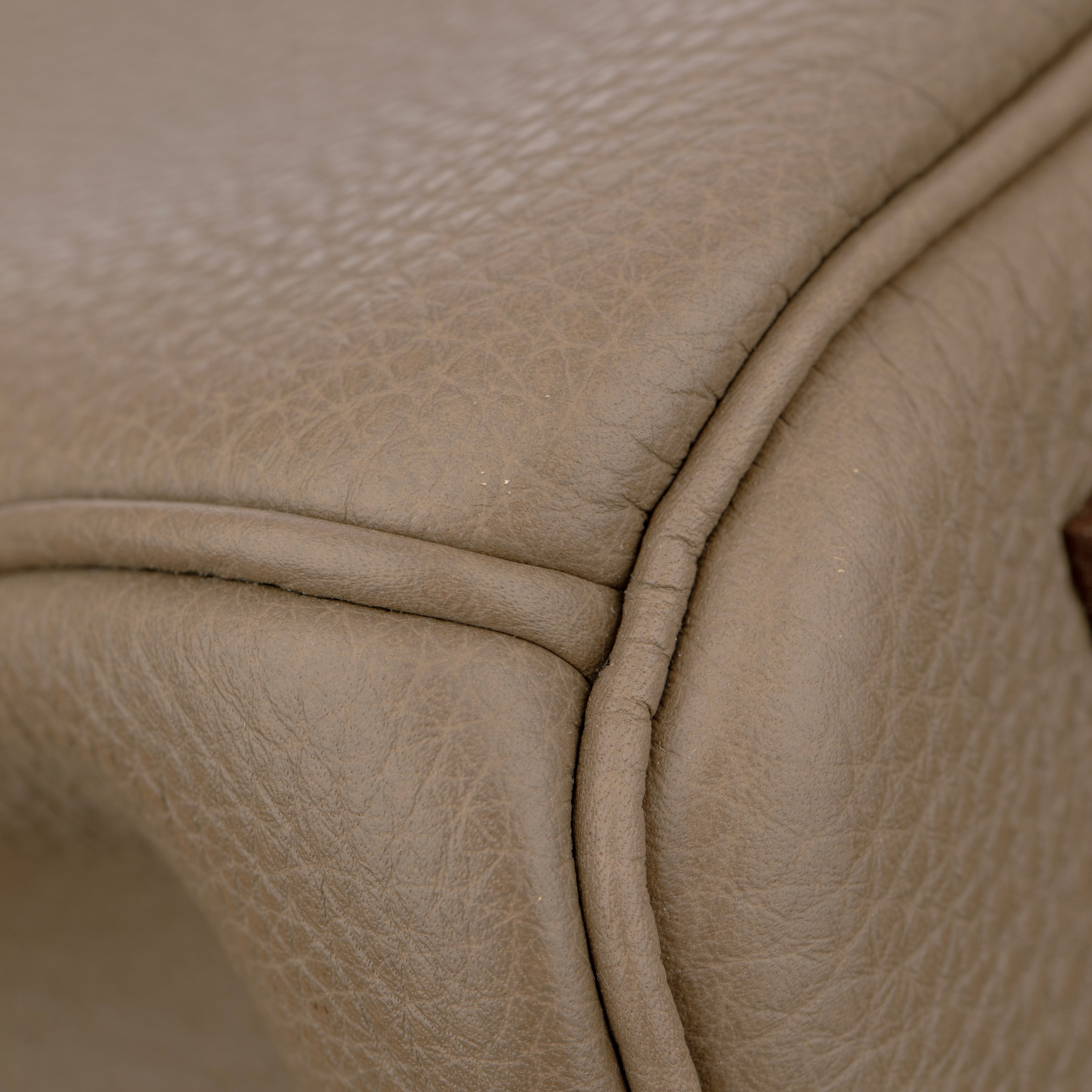 Hermes Birkin 35cm Etoupe Togo Leather Palladium Hardware