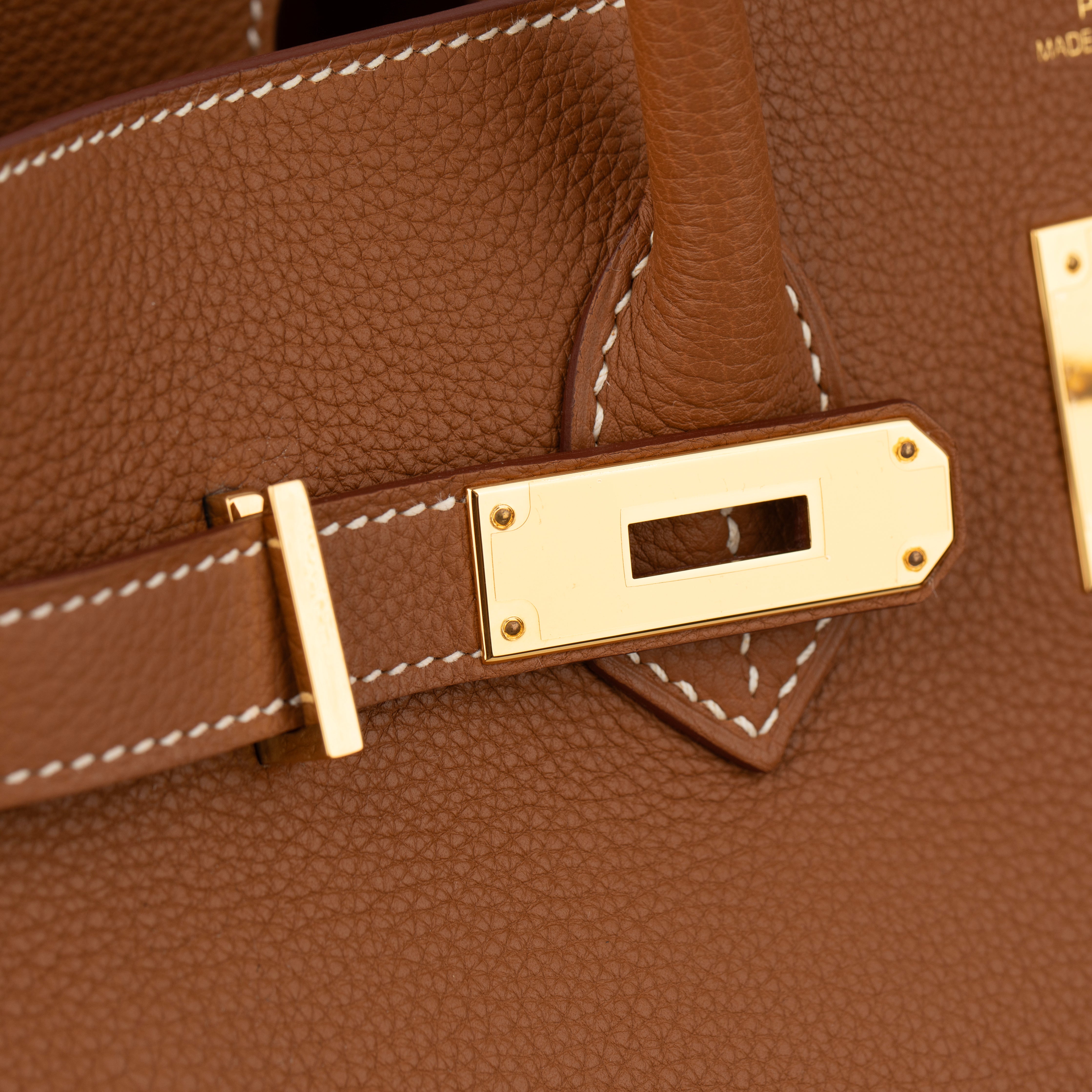 Hermes Birkin 35cm Gold Togo Leather Gold Hardware