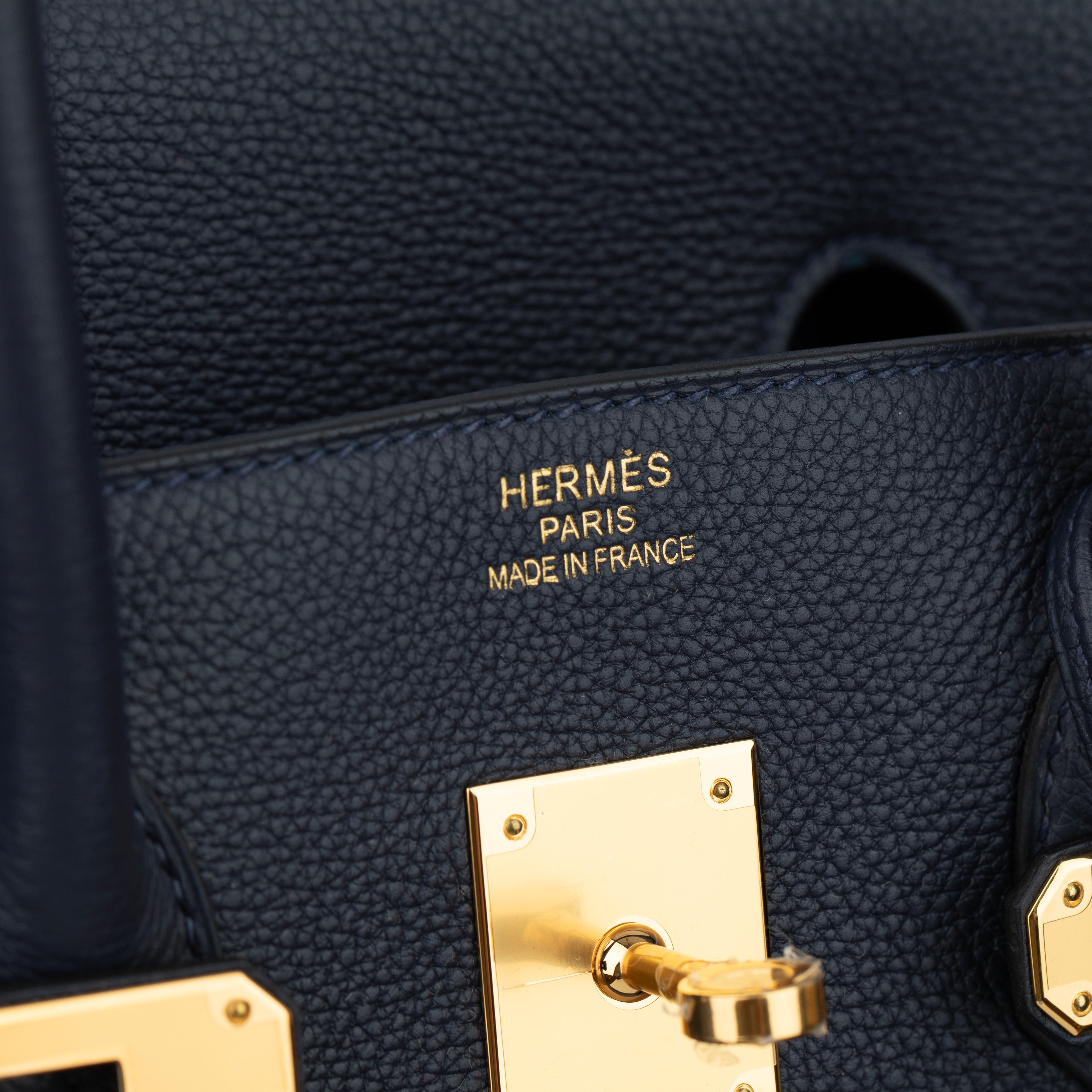 Hermes Birkin 35cm Blue Nuit Togo Leather Gold Hardware