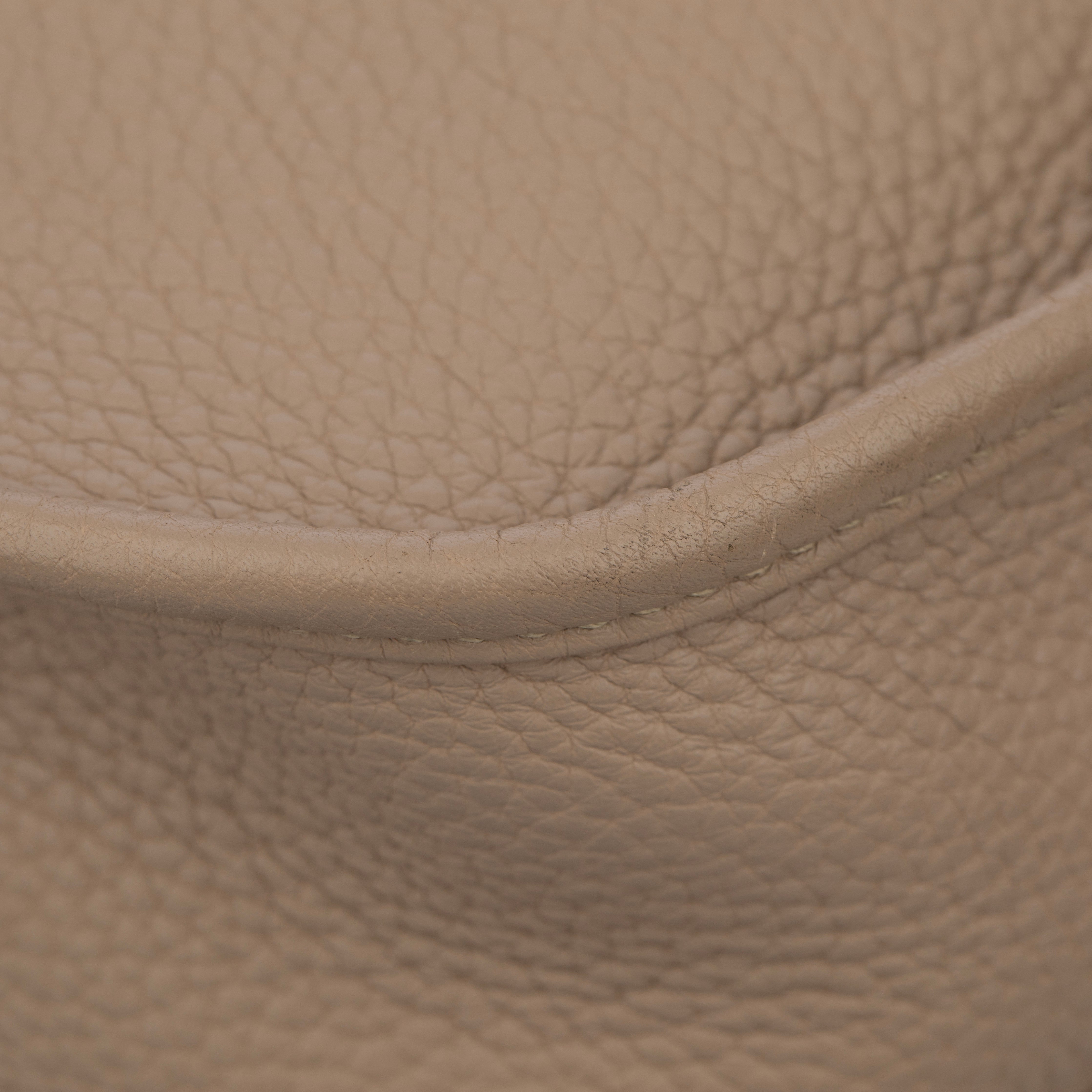 Hermes Evelyn PM Gris Tourterelle Clemence  Leather Palladium Hardware