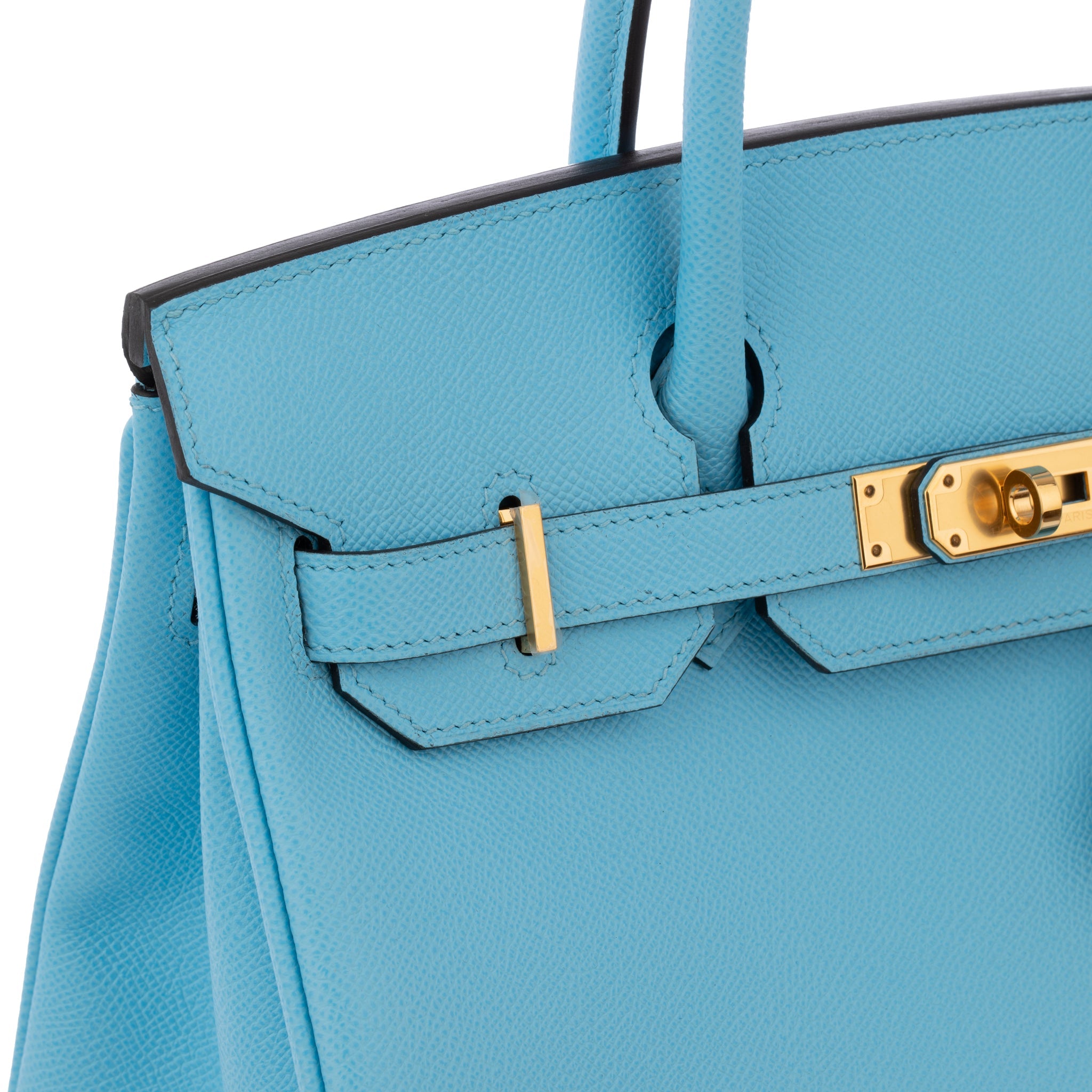 Hermes Birkin 30cm Celeste Epsom Leather Gold Hardware