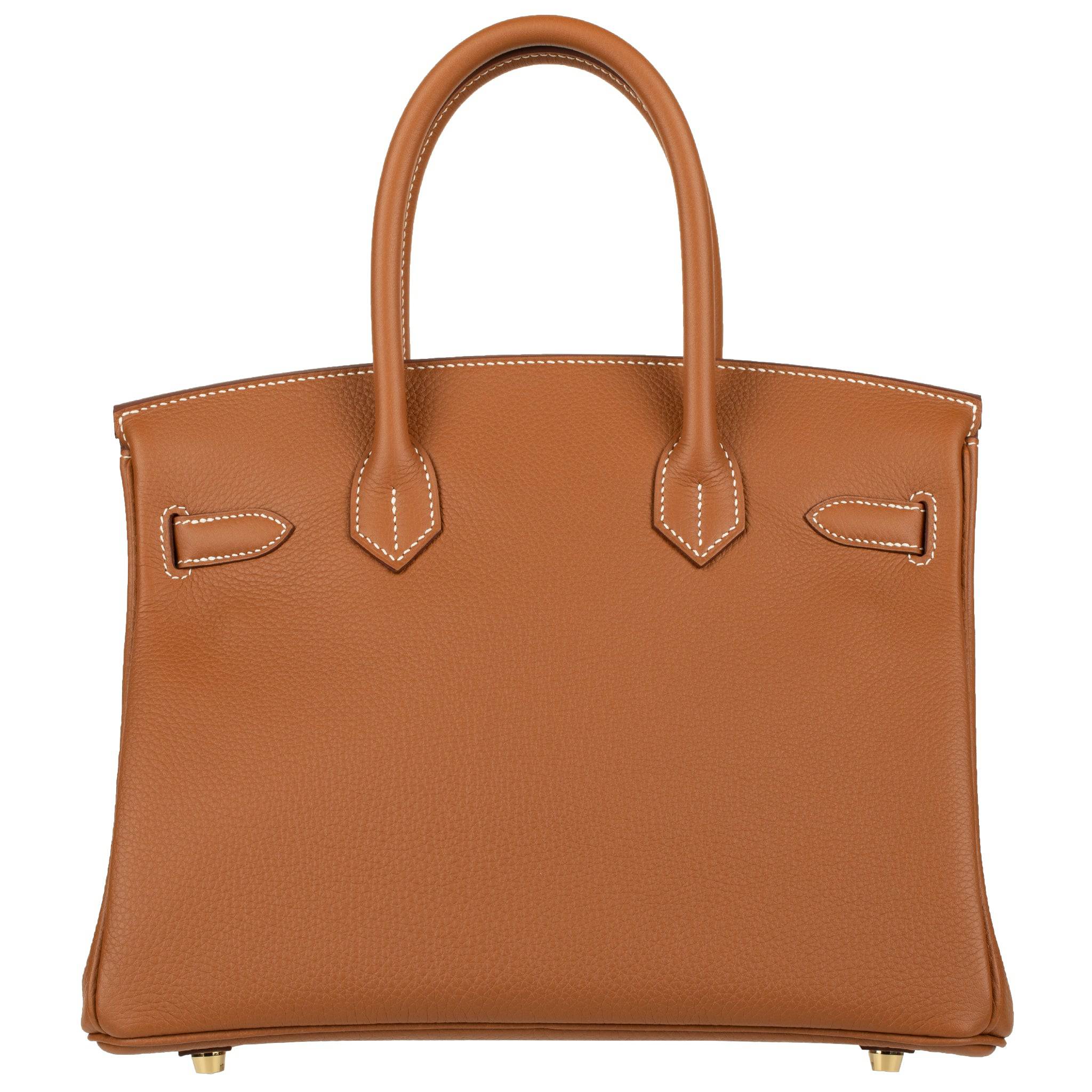 Hermes Birkin 30cm Gold Togo Leather Gold Hardware