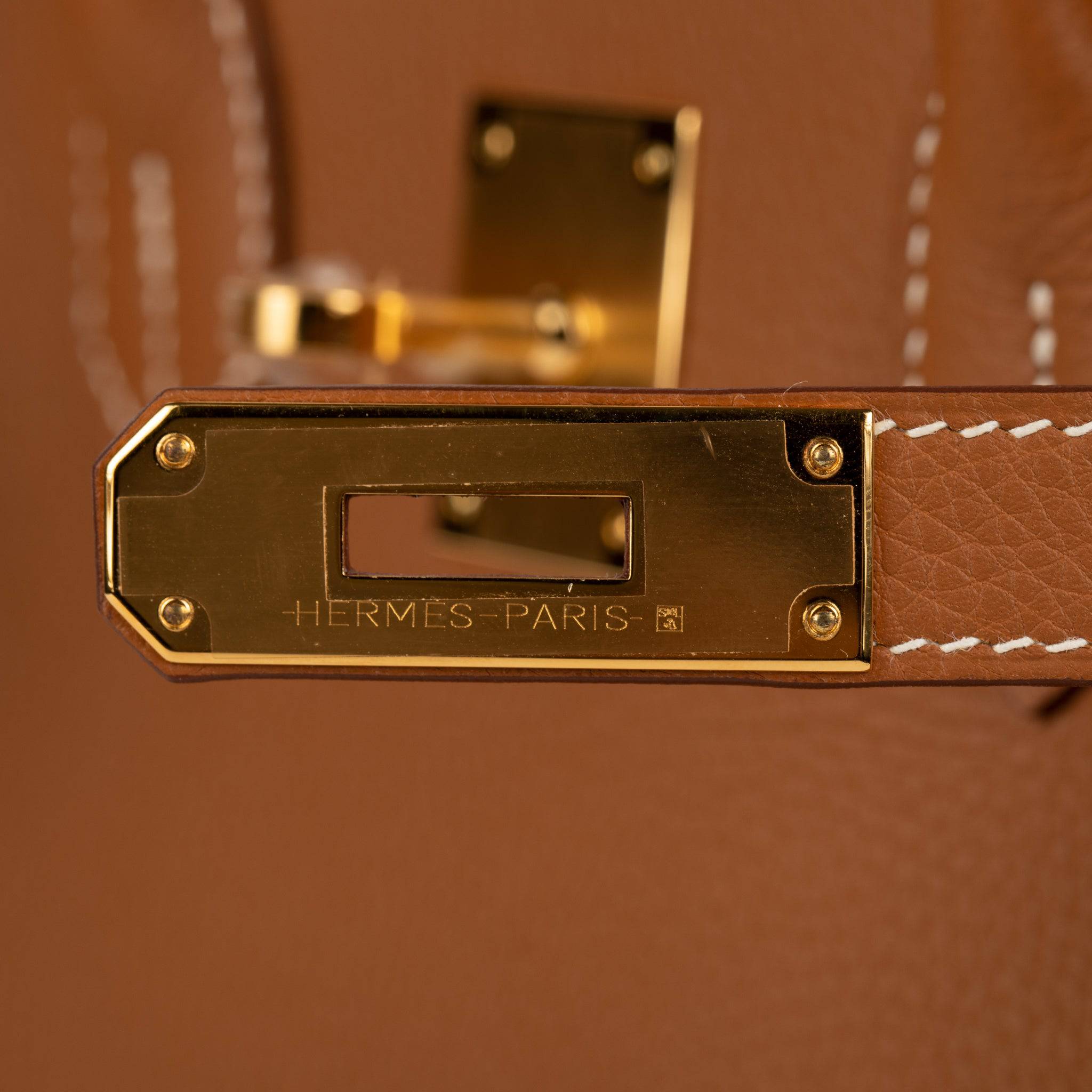 Hermes Birkin 30cm Gold Togo Leather Gold Hardware