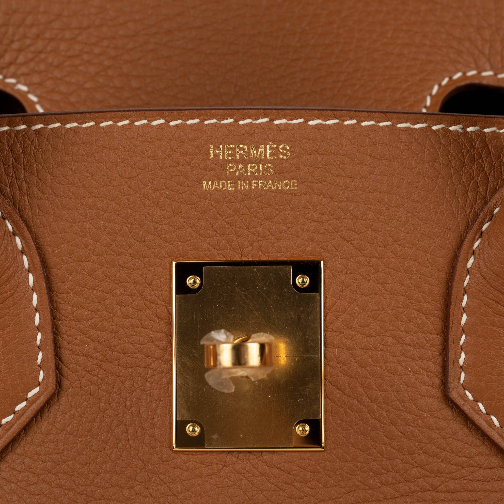 Hermes Birkin 30cm Gold Togo Leather Gold Hardware