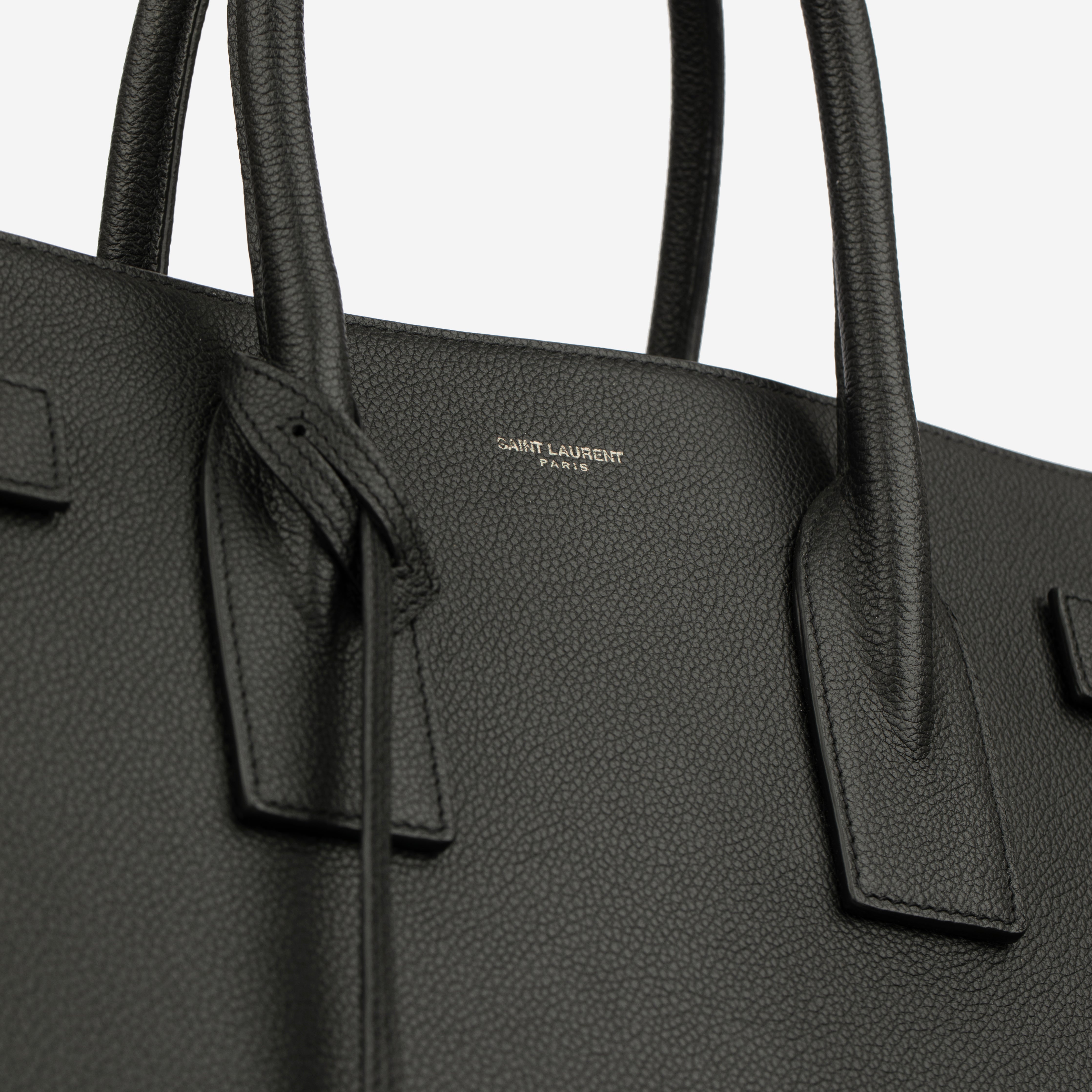 Saint Laurent Black Sac De Jour Bag