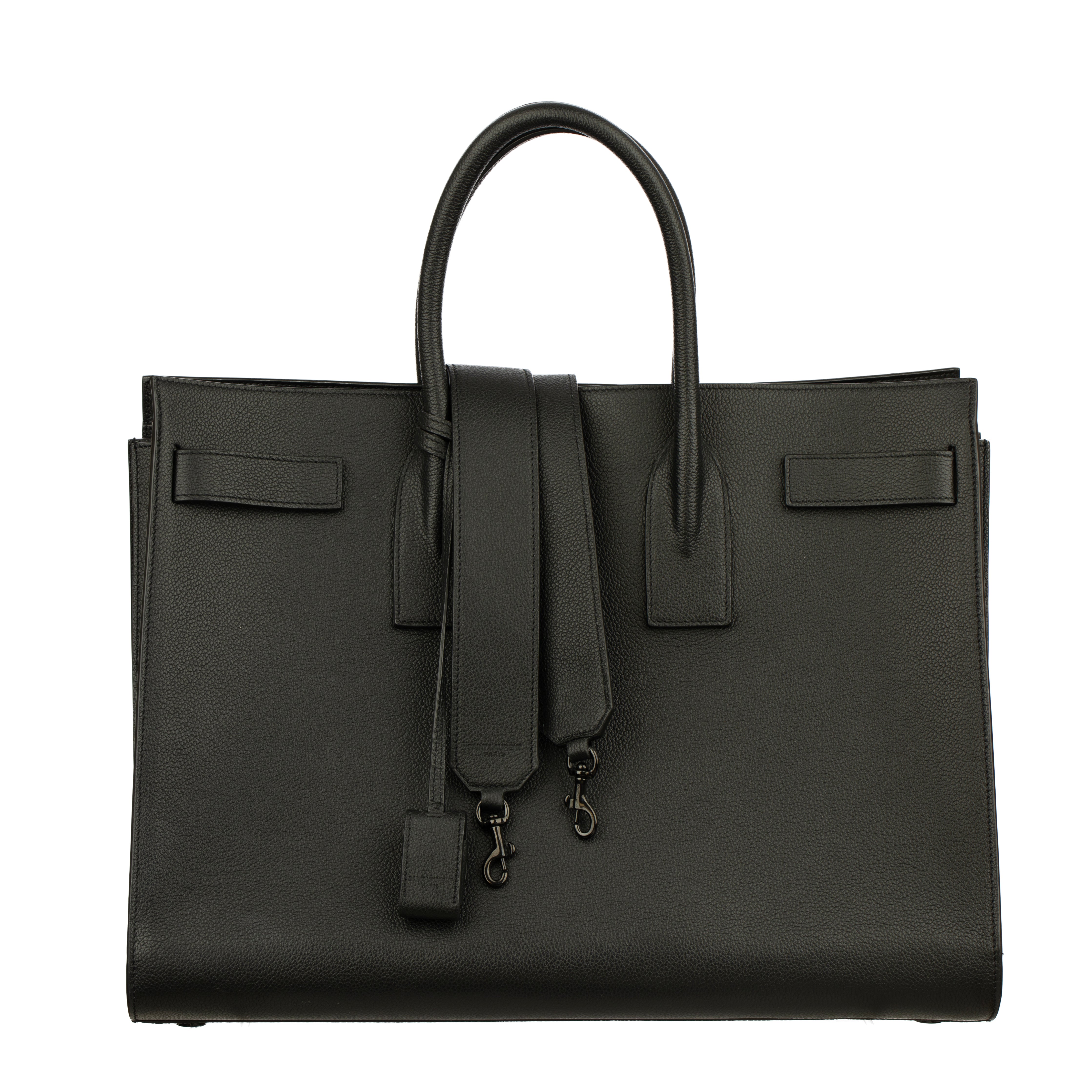 Saint Laurent Black Sac De Jour Bag