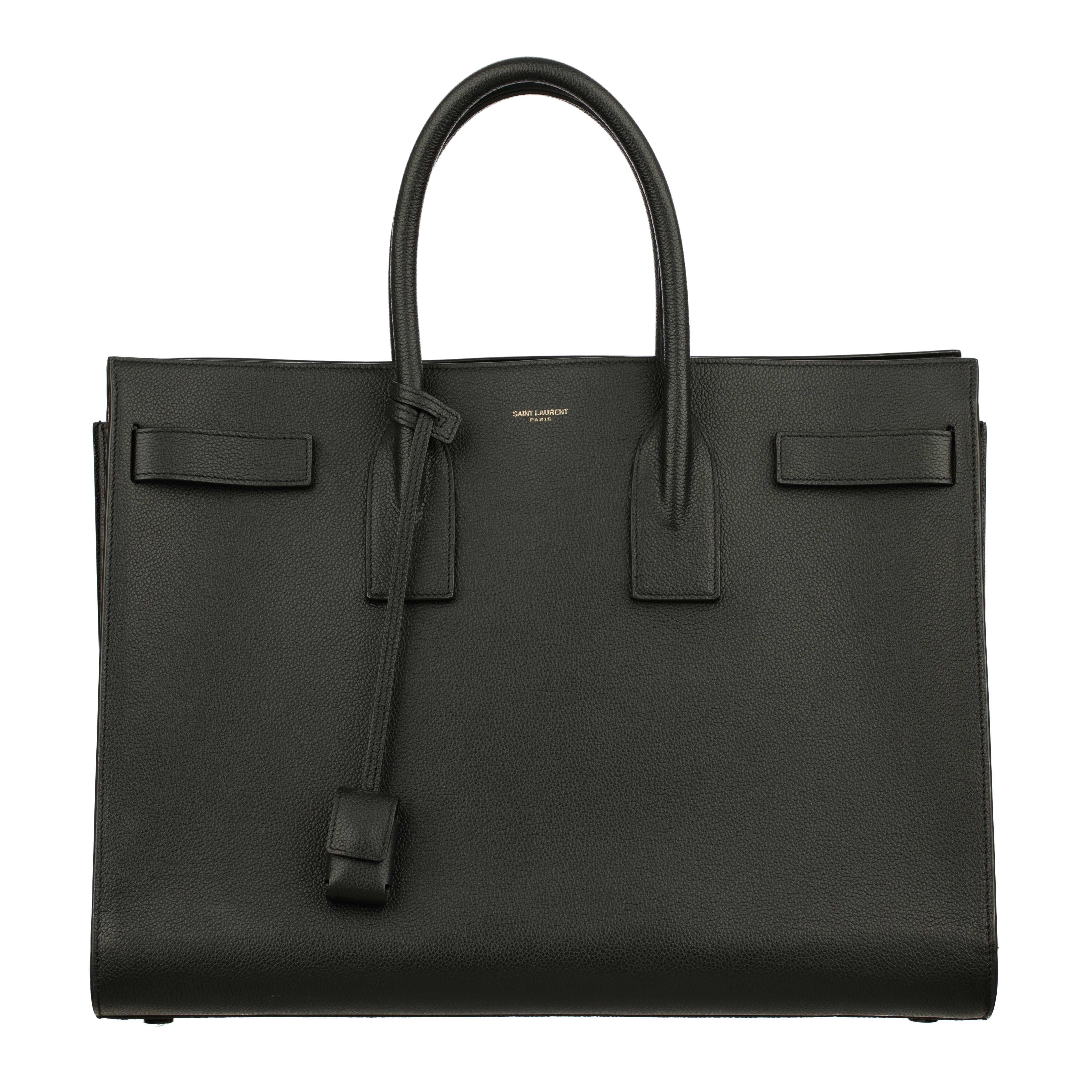 Saint Laurent Black Sac De Jour Bag