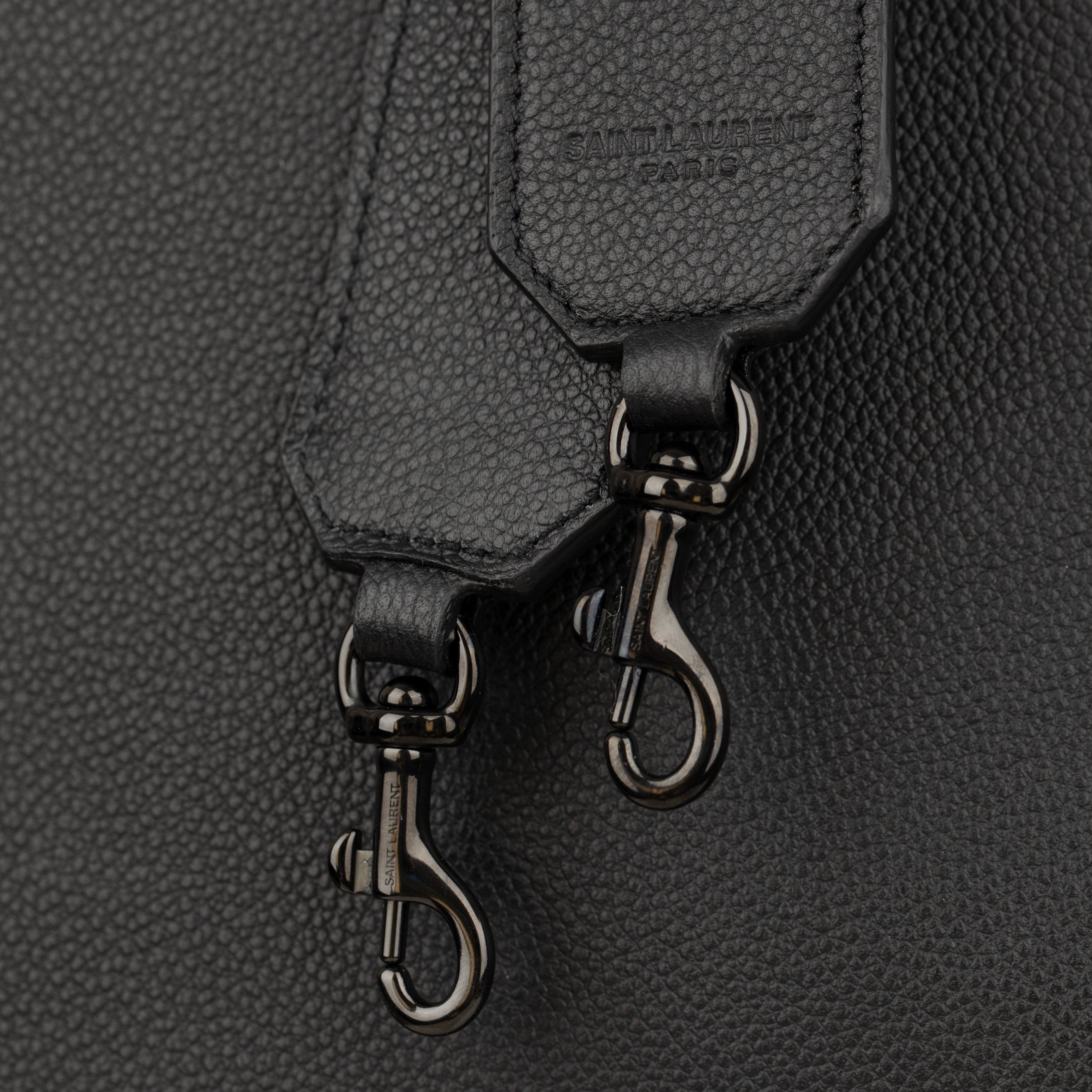 Saint Laurent Black Sac De Jour Bag