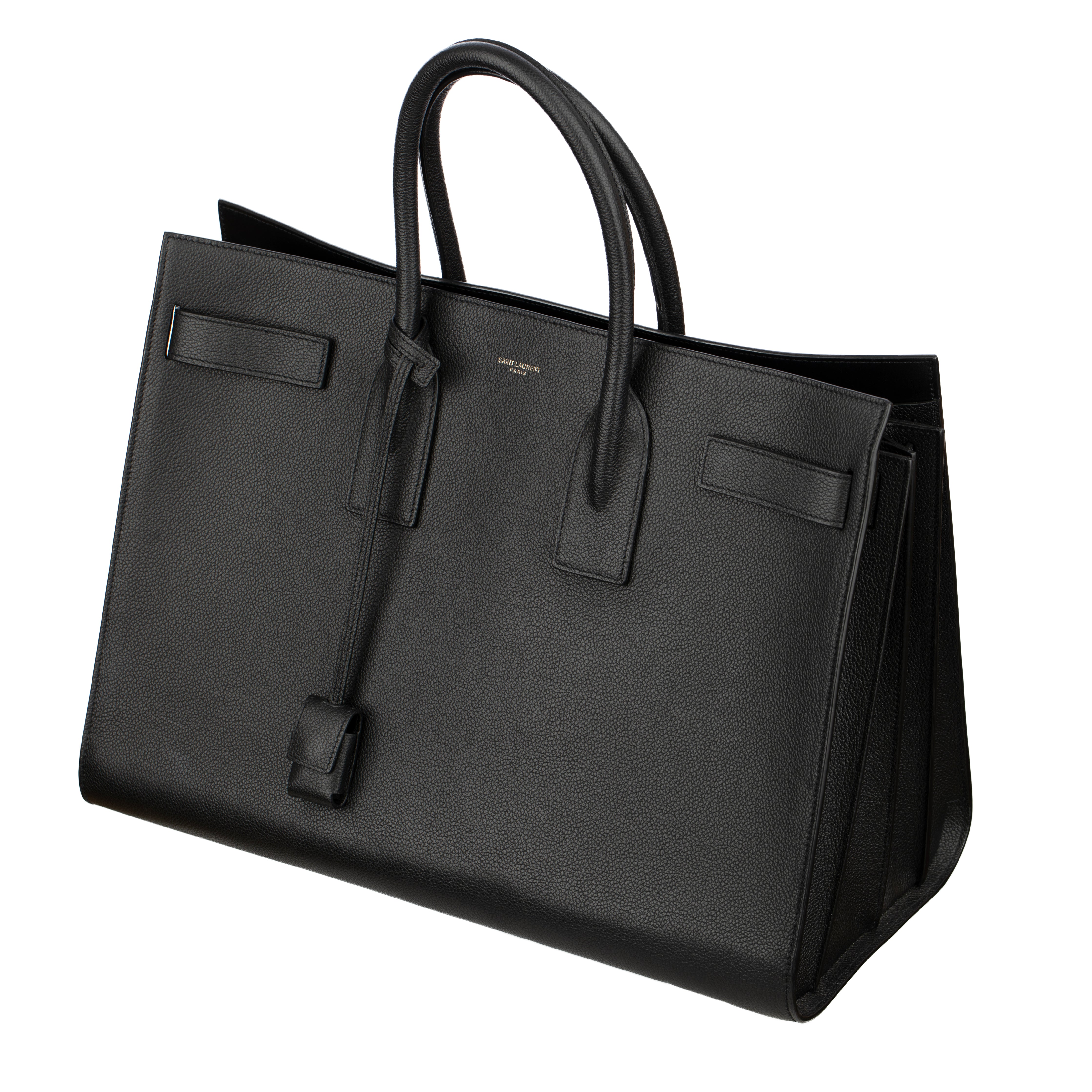Saint Laurent Black Sac De Jour Bag