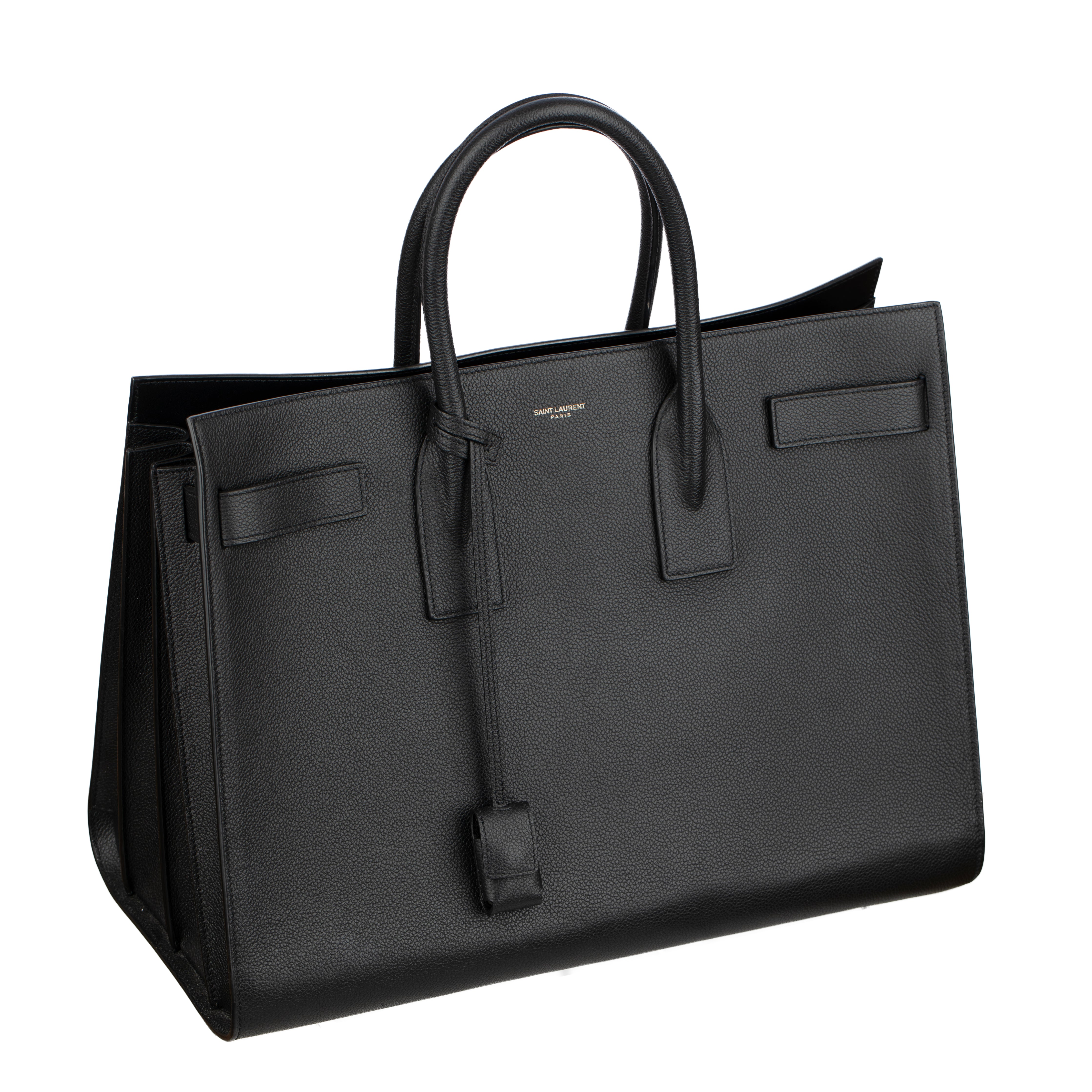 Saint Laurent Black Sac De Jour Bag