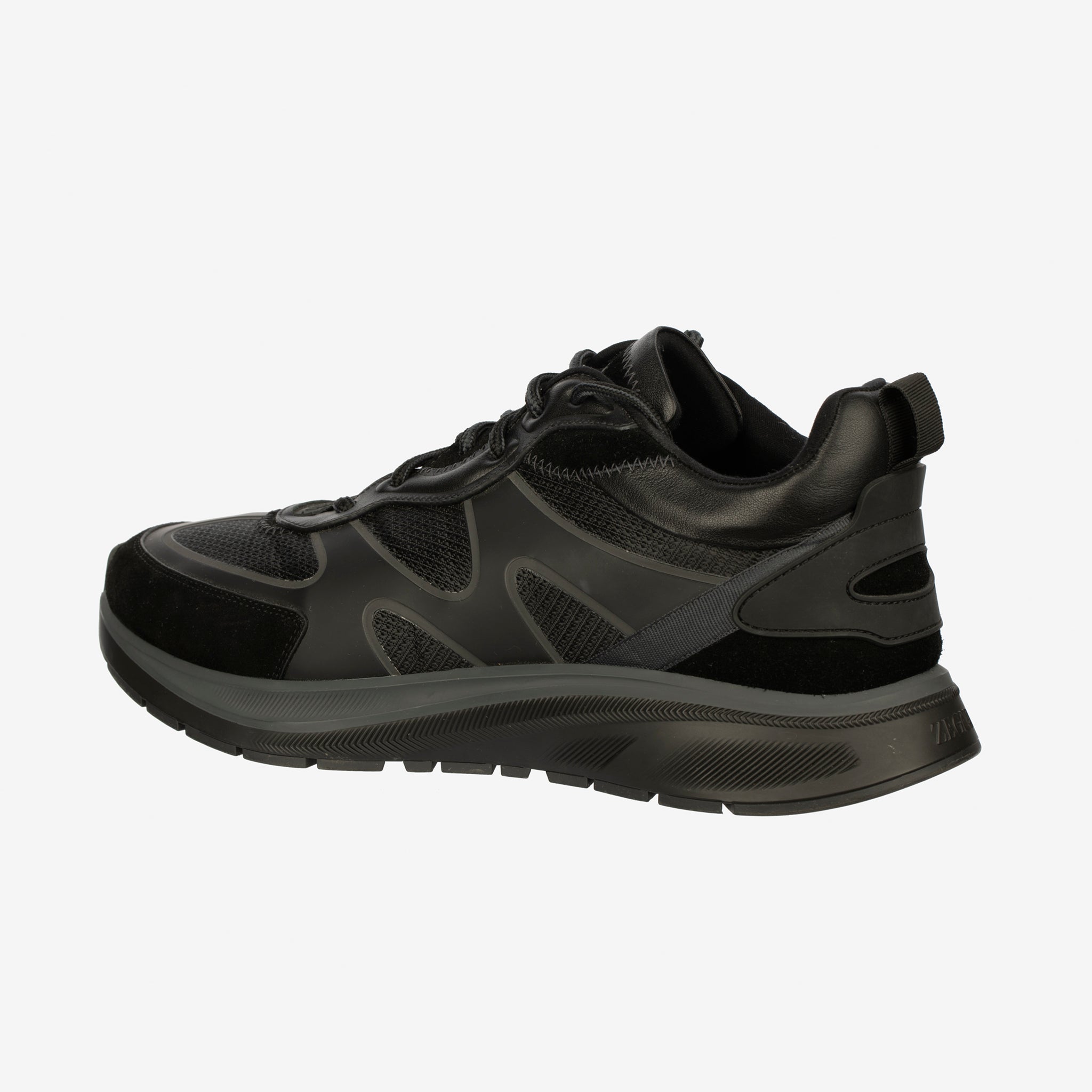 Zegna Men’s Black Sneakers - Size 11 US