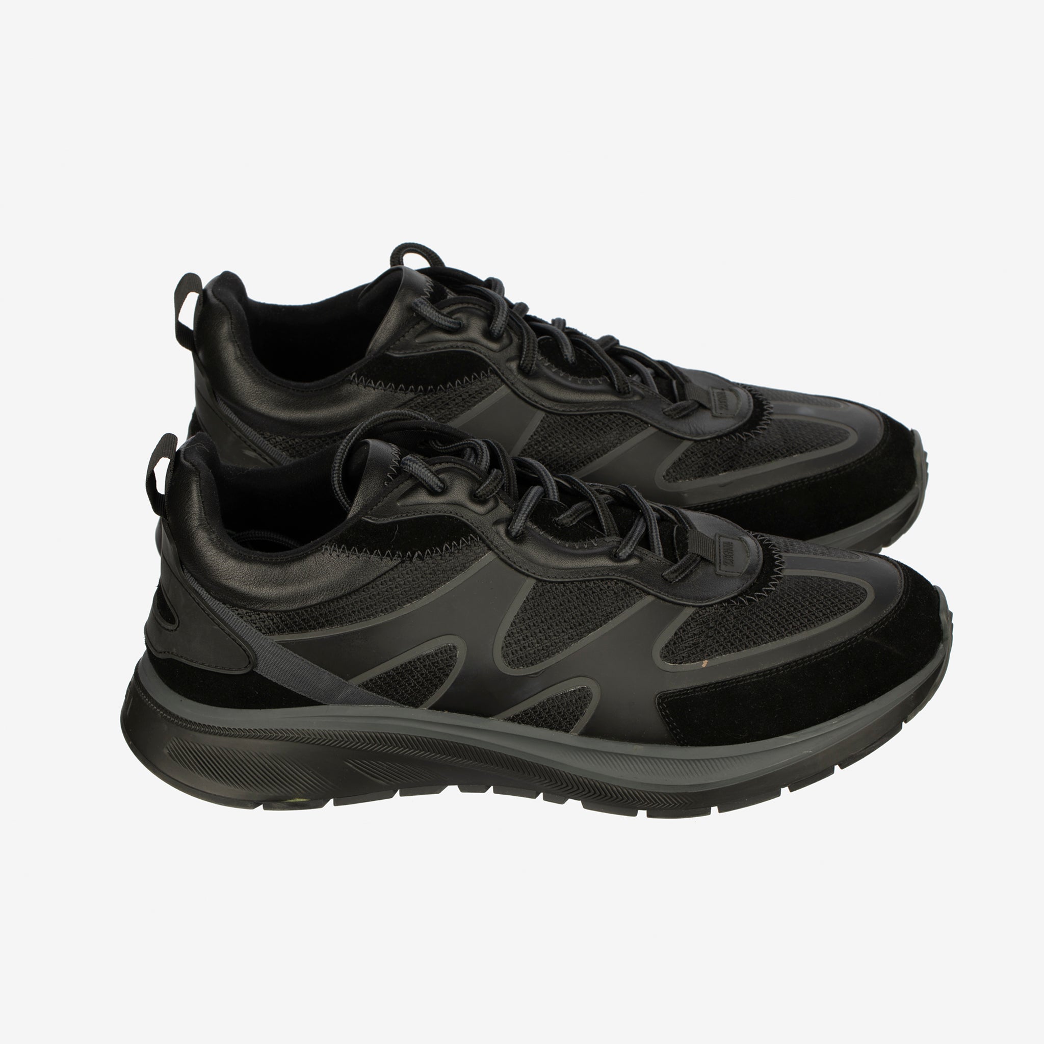 Zegna Men’s Black Sneakers - Size 11 US