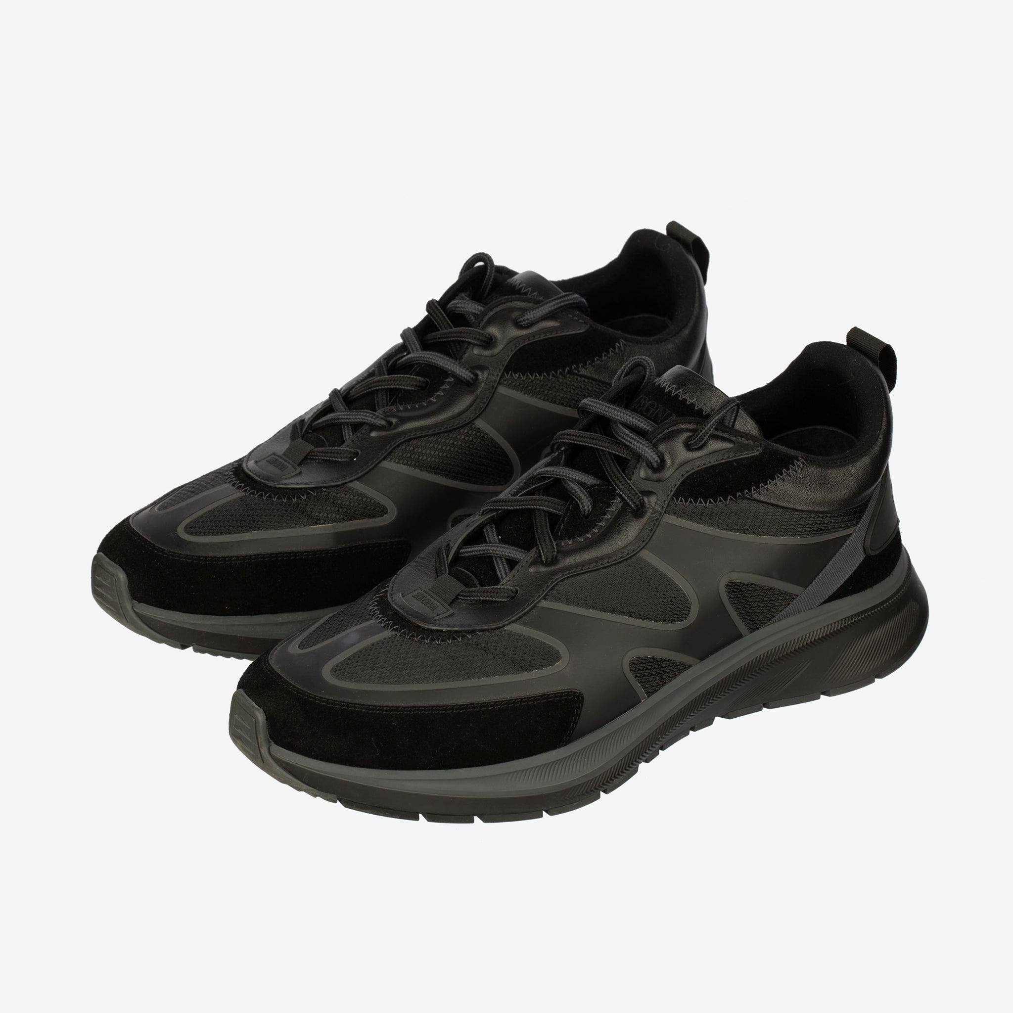 Zegna Men’s Black Sneakers - Size 11 US