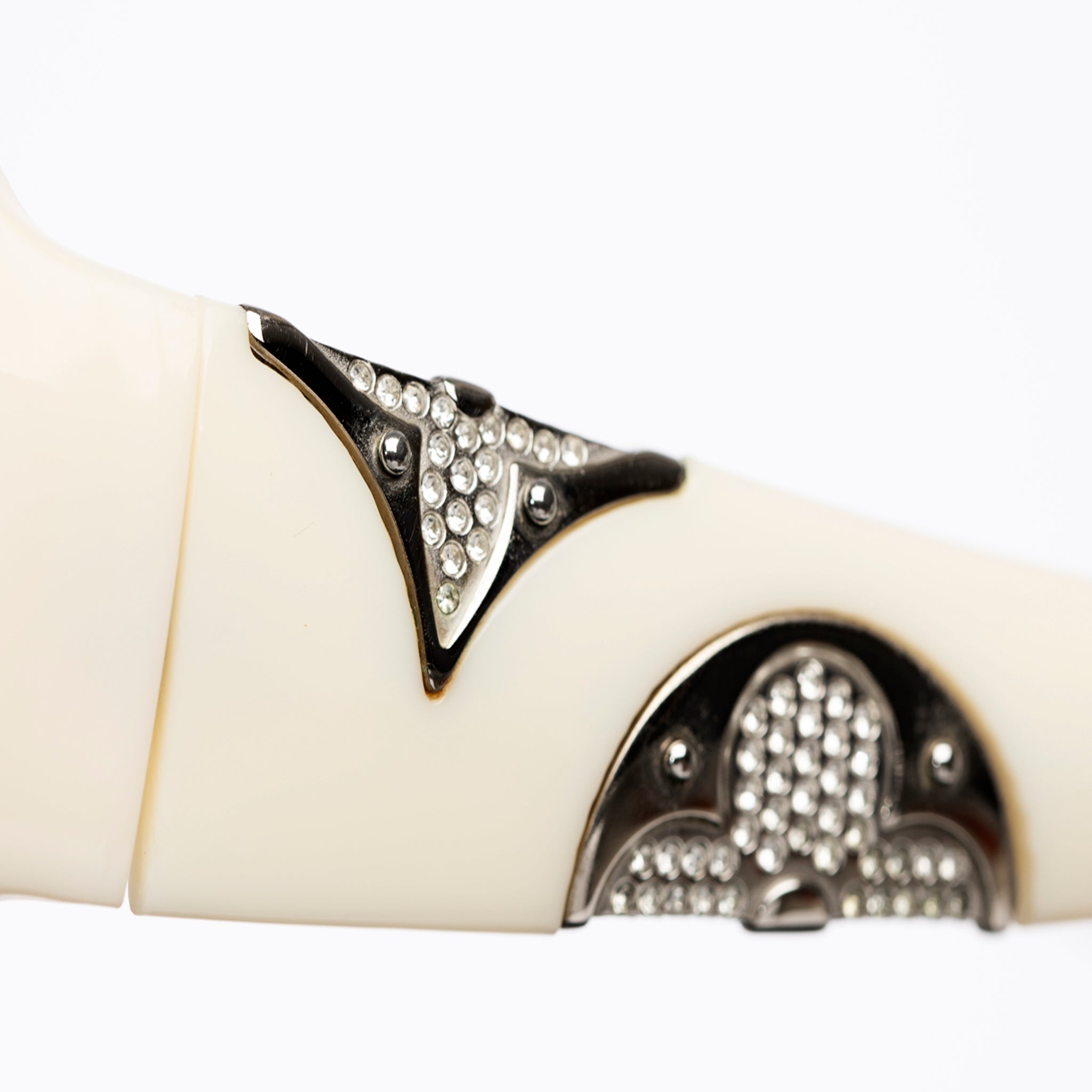 Louis Vuitton Sunglasses Ivory With Rhinestones