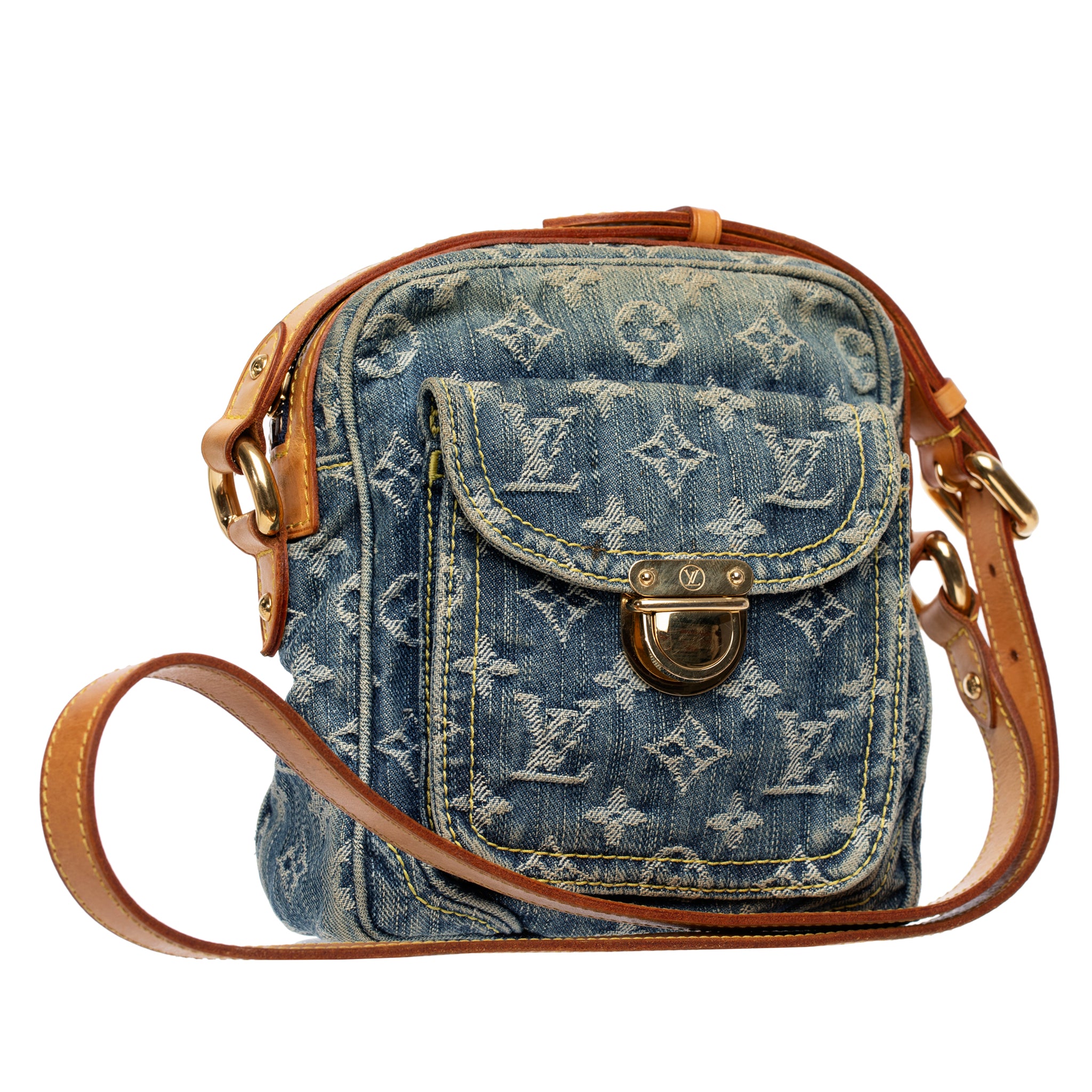 Louis Vuitton Denim Monogram Shoulder Bag