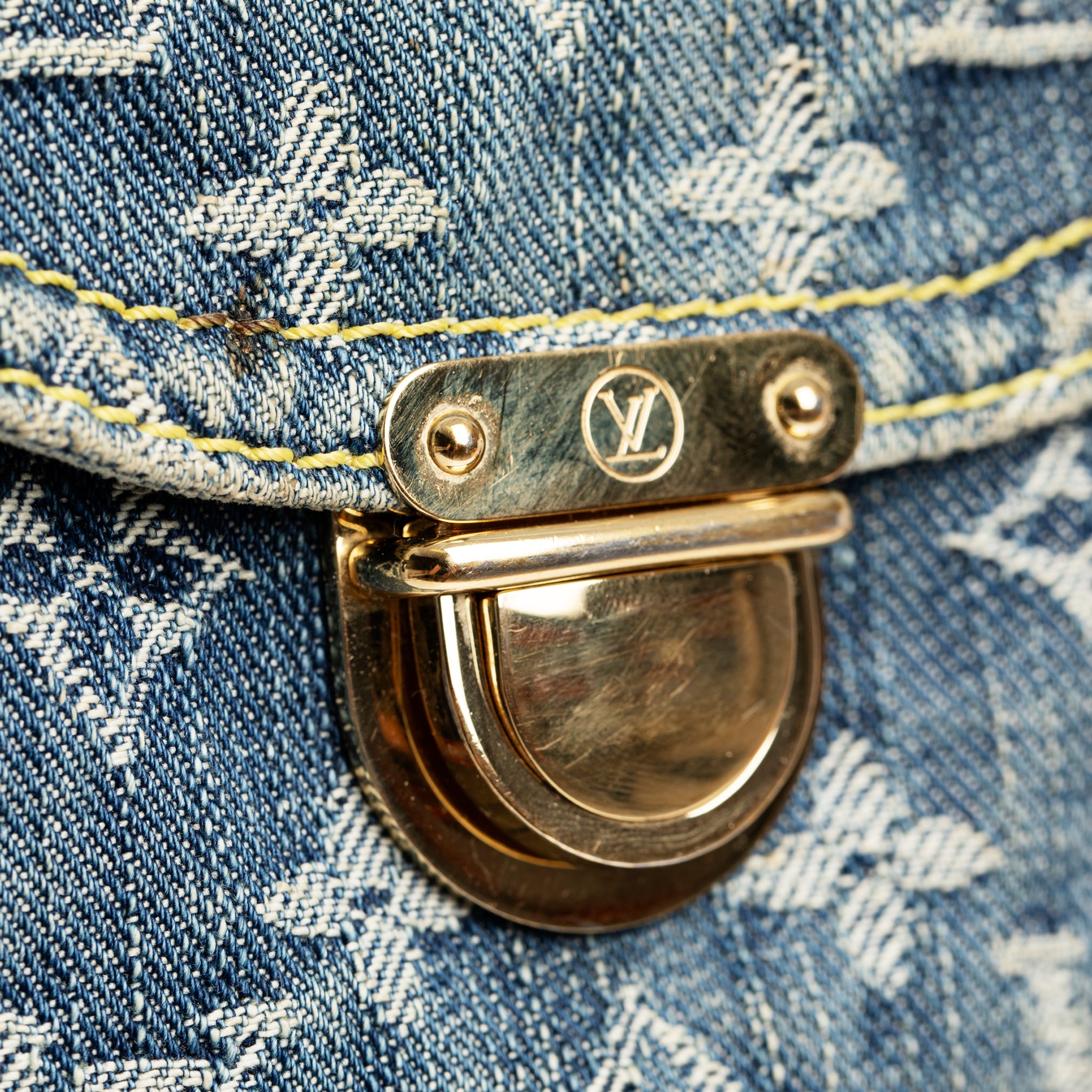 Louis Vuitton Denim Monogram Shoulder Bag