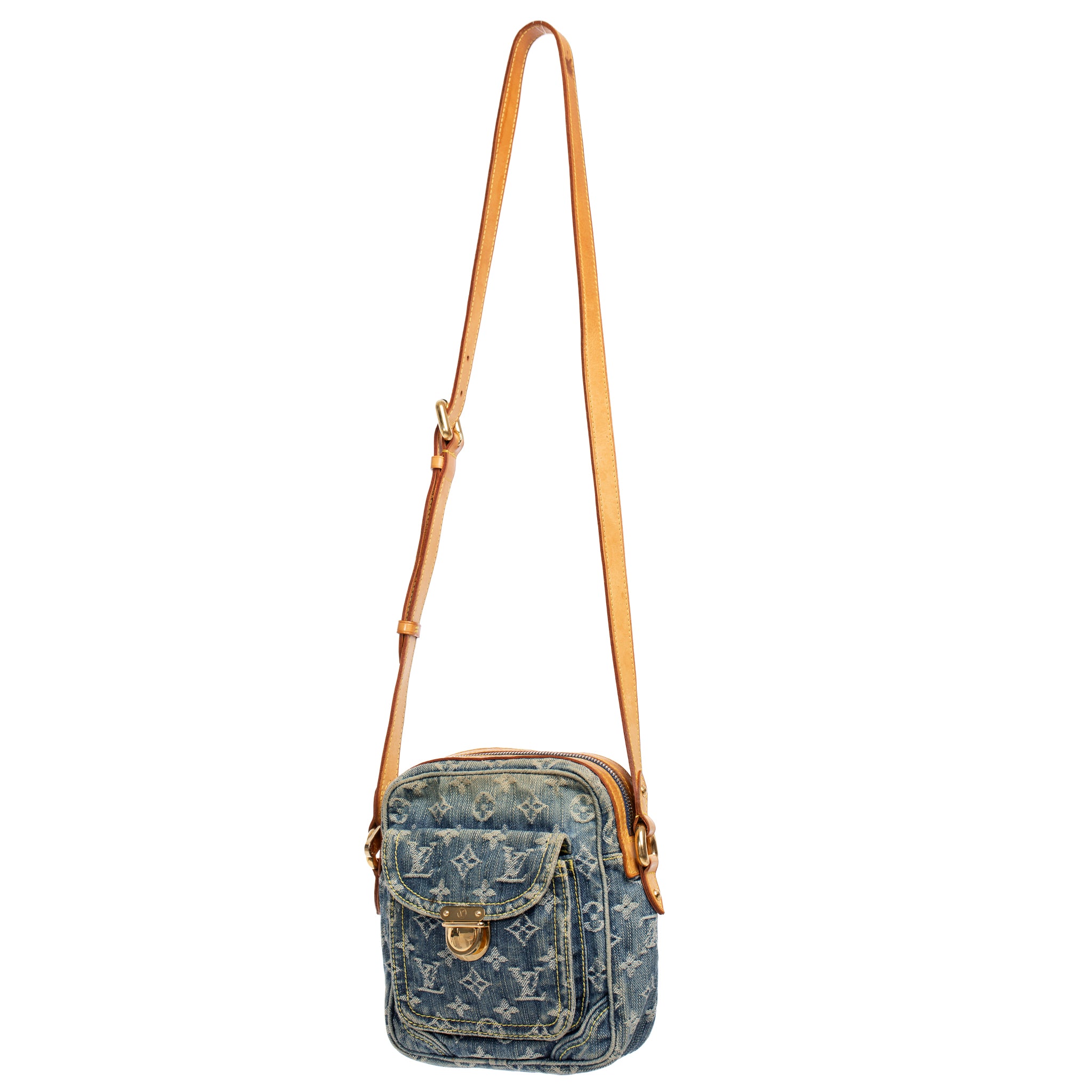 Louis Vuitton Denim Monogram Shoulder Bag