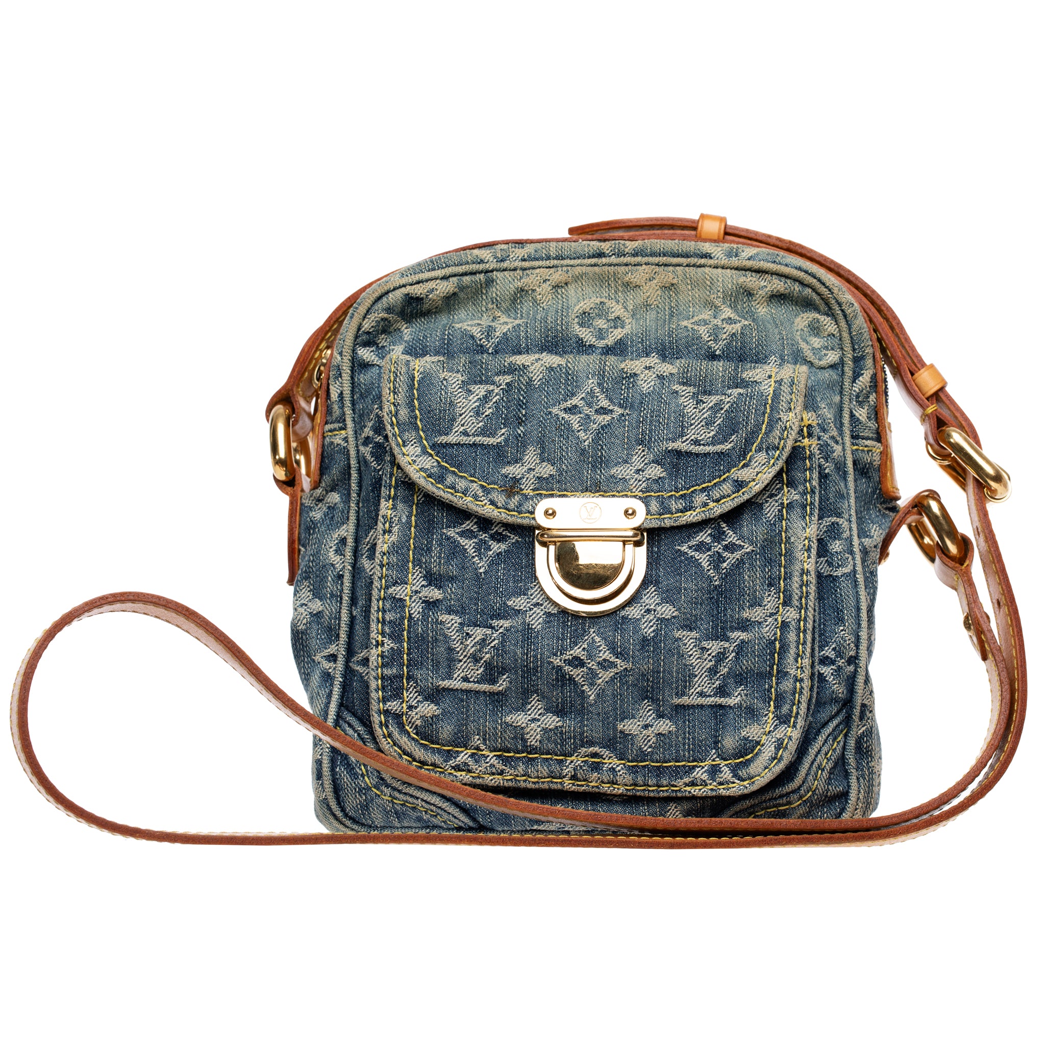 Louis Vuitton Denim Monogram Shoulder Bag