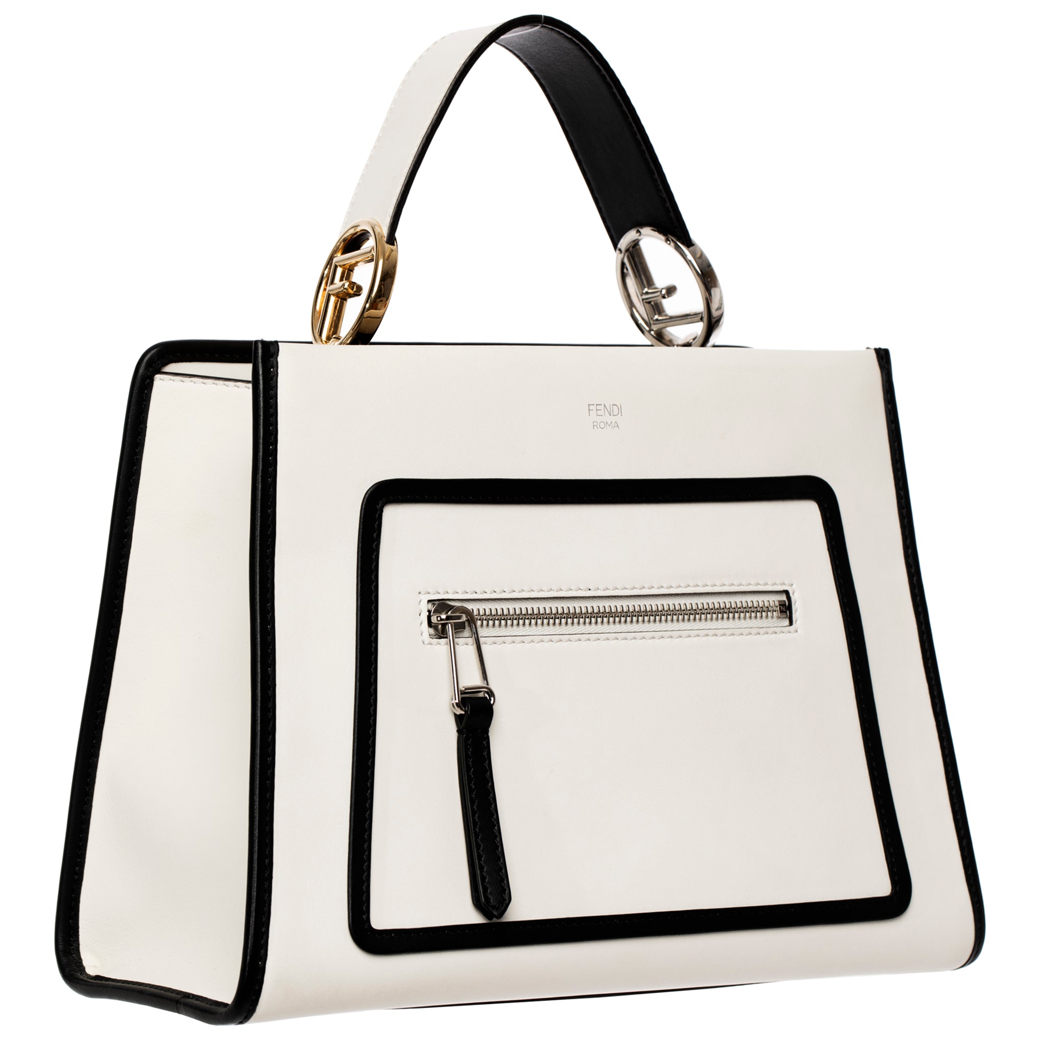 Fendi Ivory & Black Runaway Bag