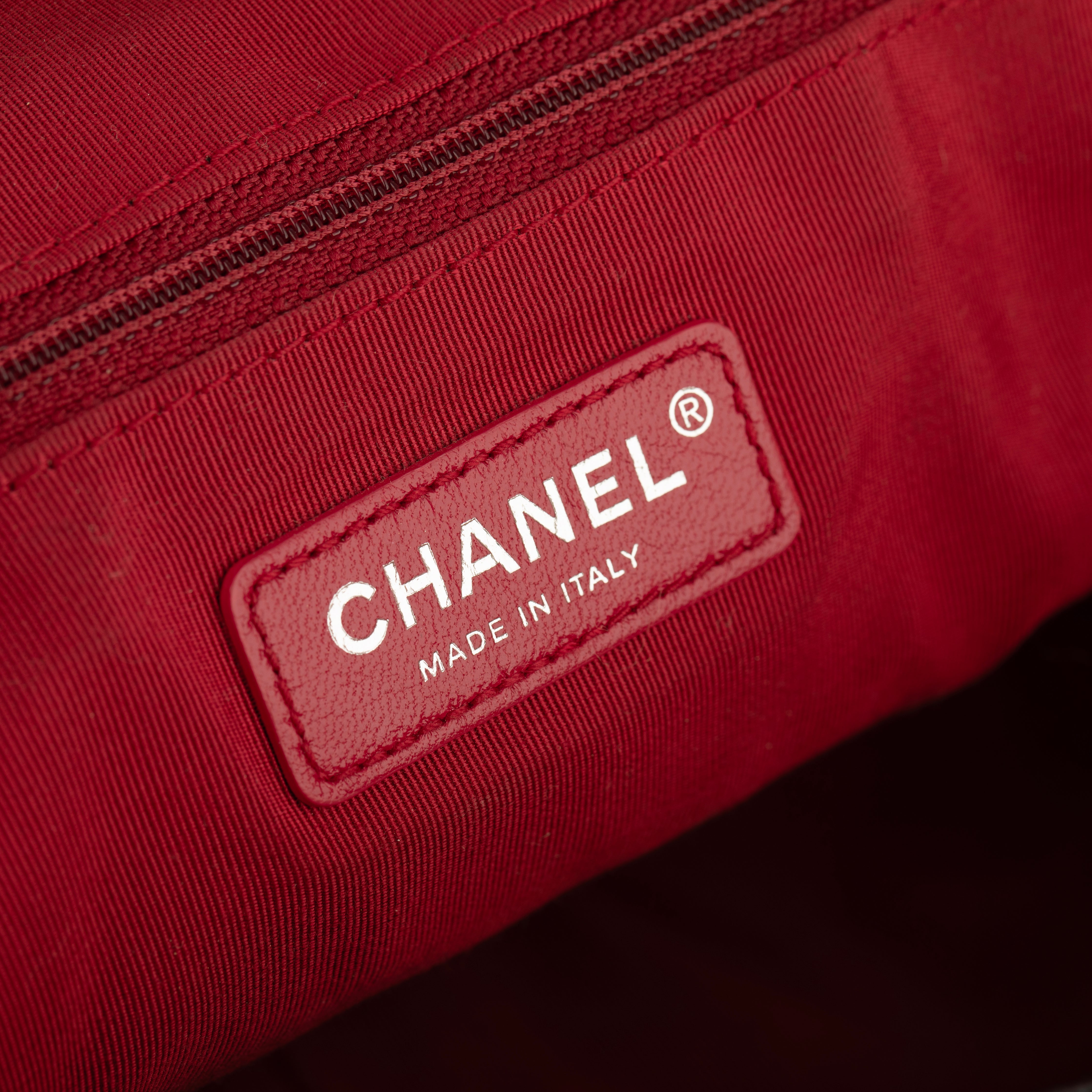 Chanel Gabrielle Large Hobo Bag in Black and Beige Quilted Leather