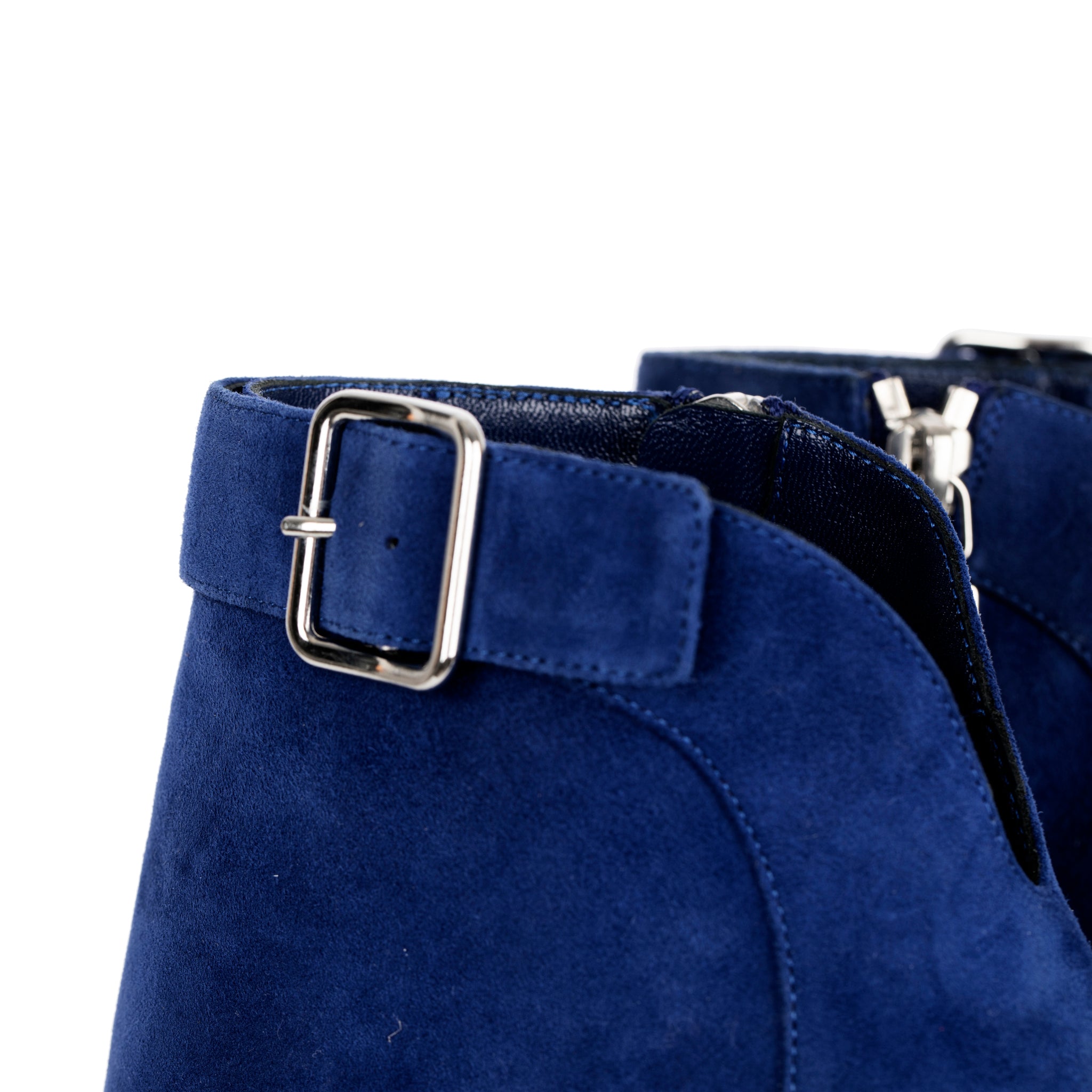 Alexander McQueen Blue Suede Boots 37 FR