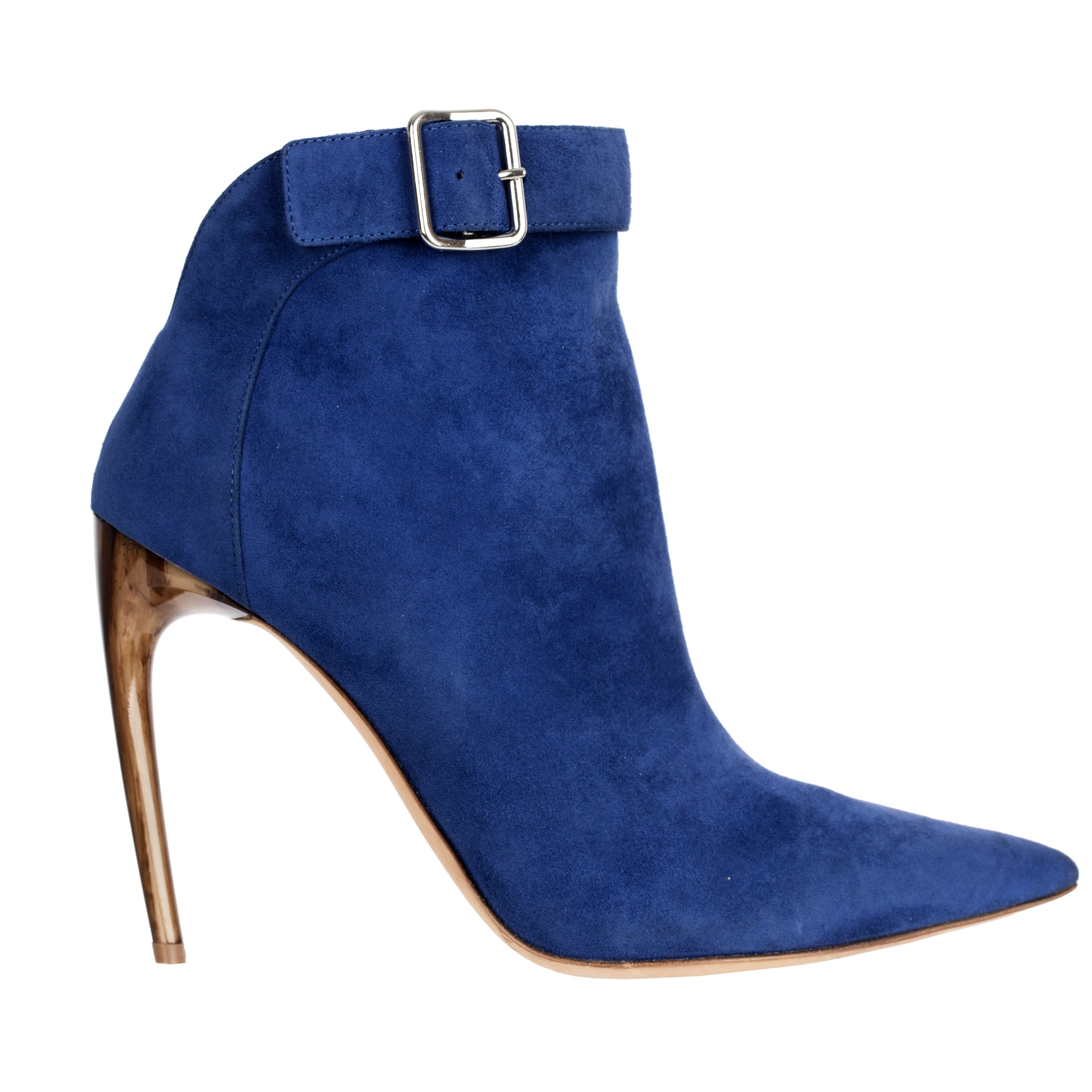Alexander McQueen Blue Suede Boots 37 FR