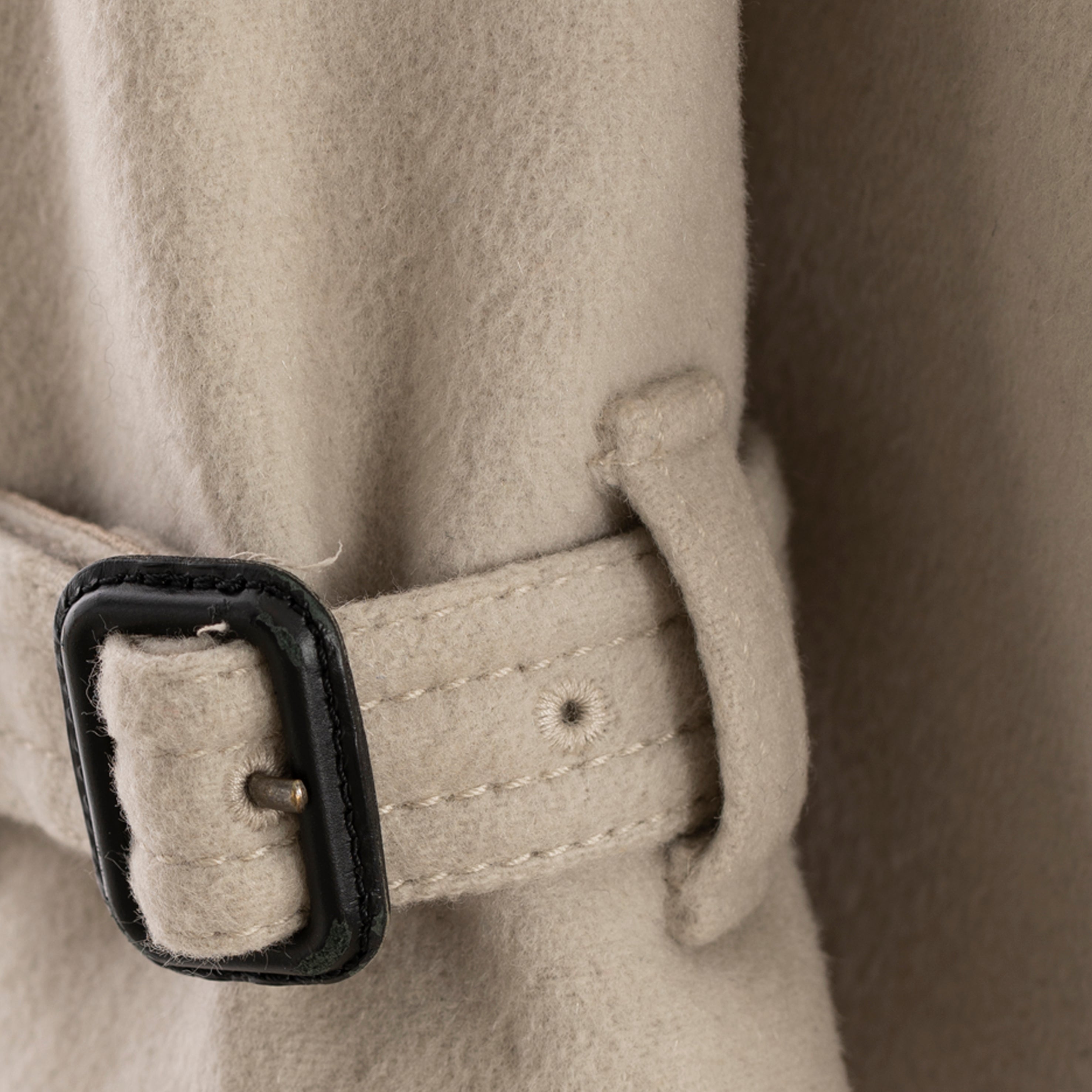 Burberry Beige Wool & Cashmere Trench Coat 38 IT