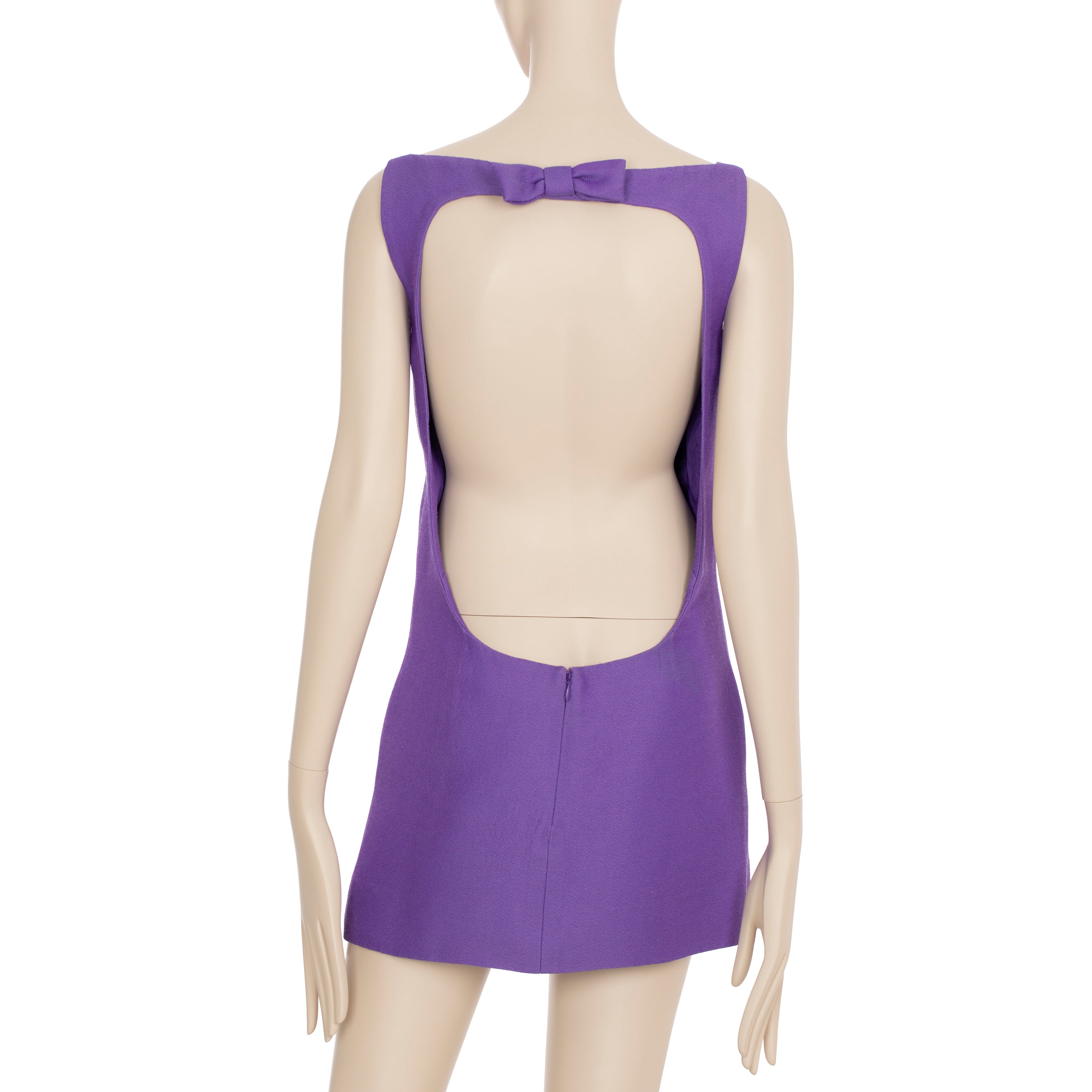 Valentino Open-Back Shift Dress 40 IT