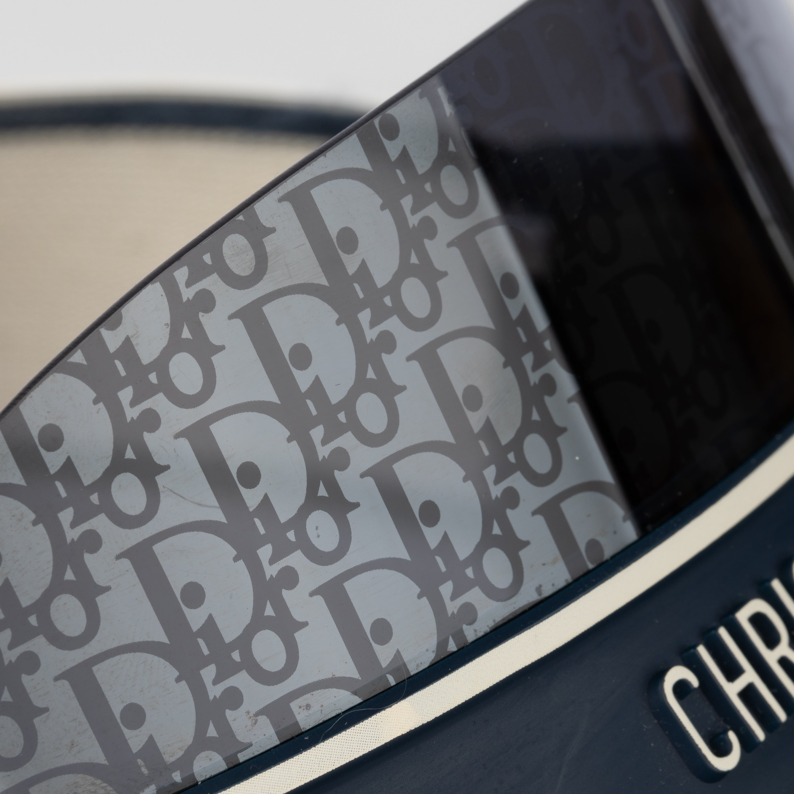 Christian Dior Blue Club V1U Tinted Sun Visor
