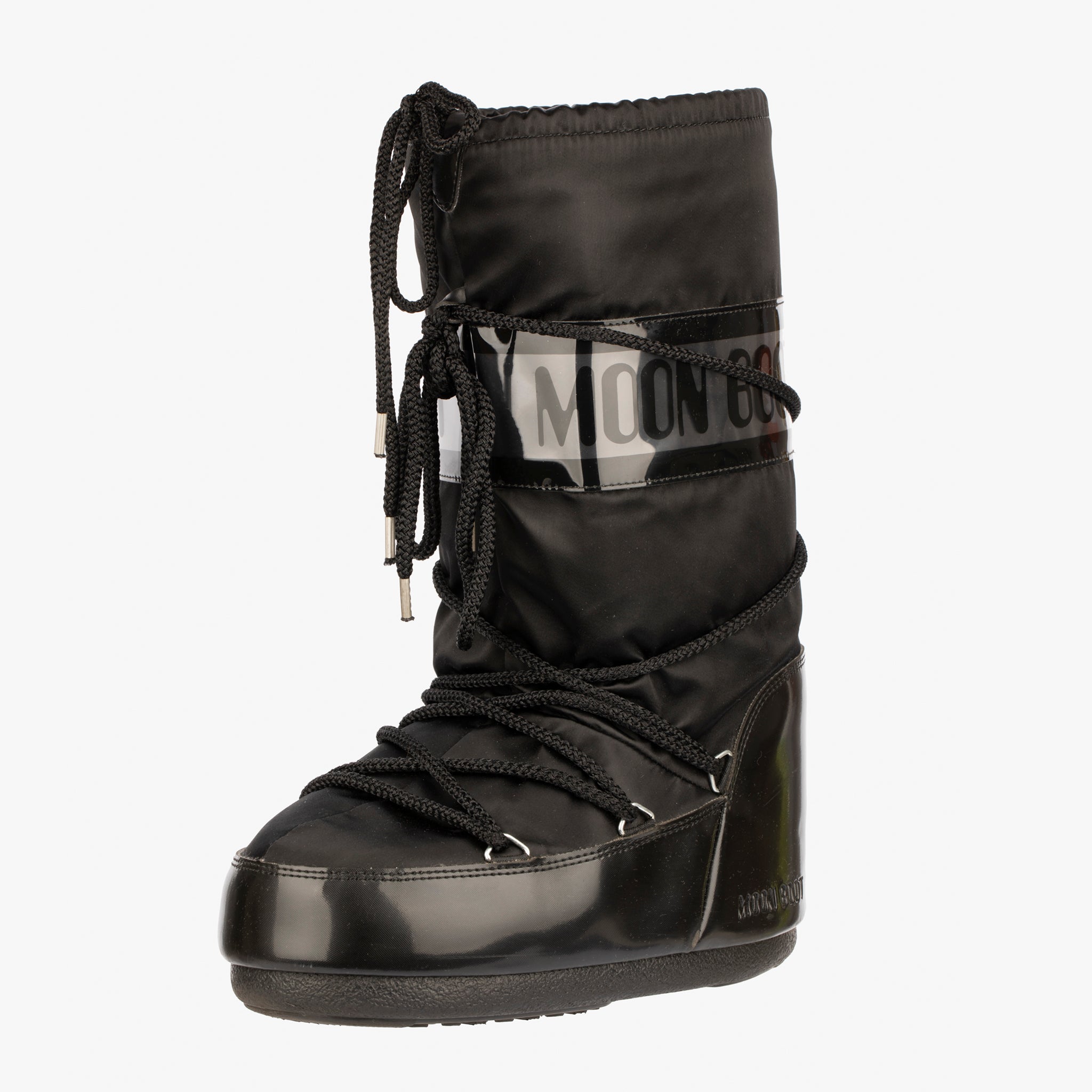 Moon Boot Icon Black Nylon Boots