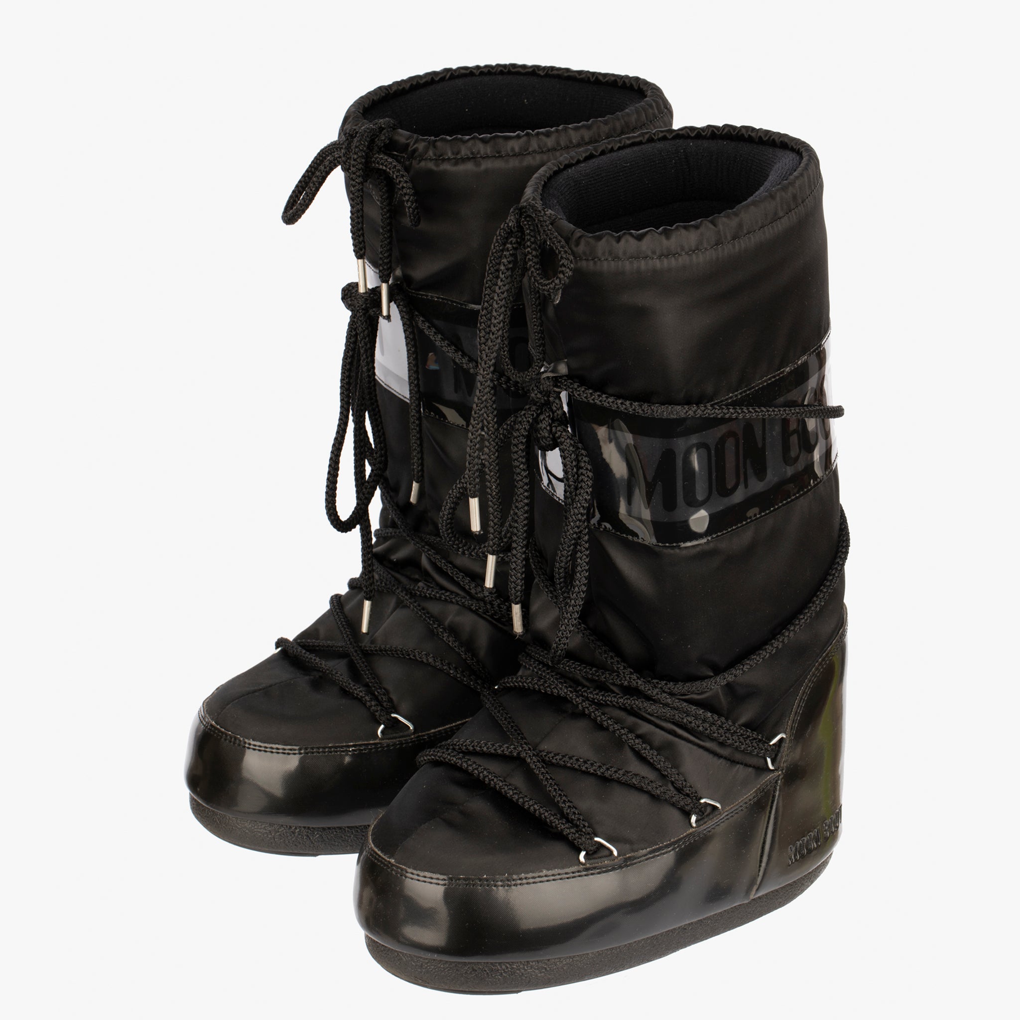 Moon Boot Icon Black Nylon Boots