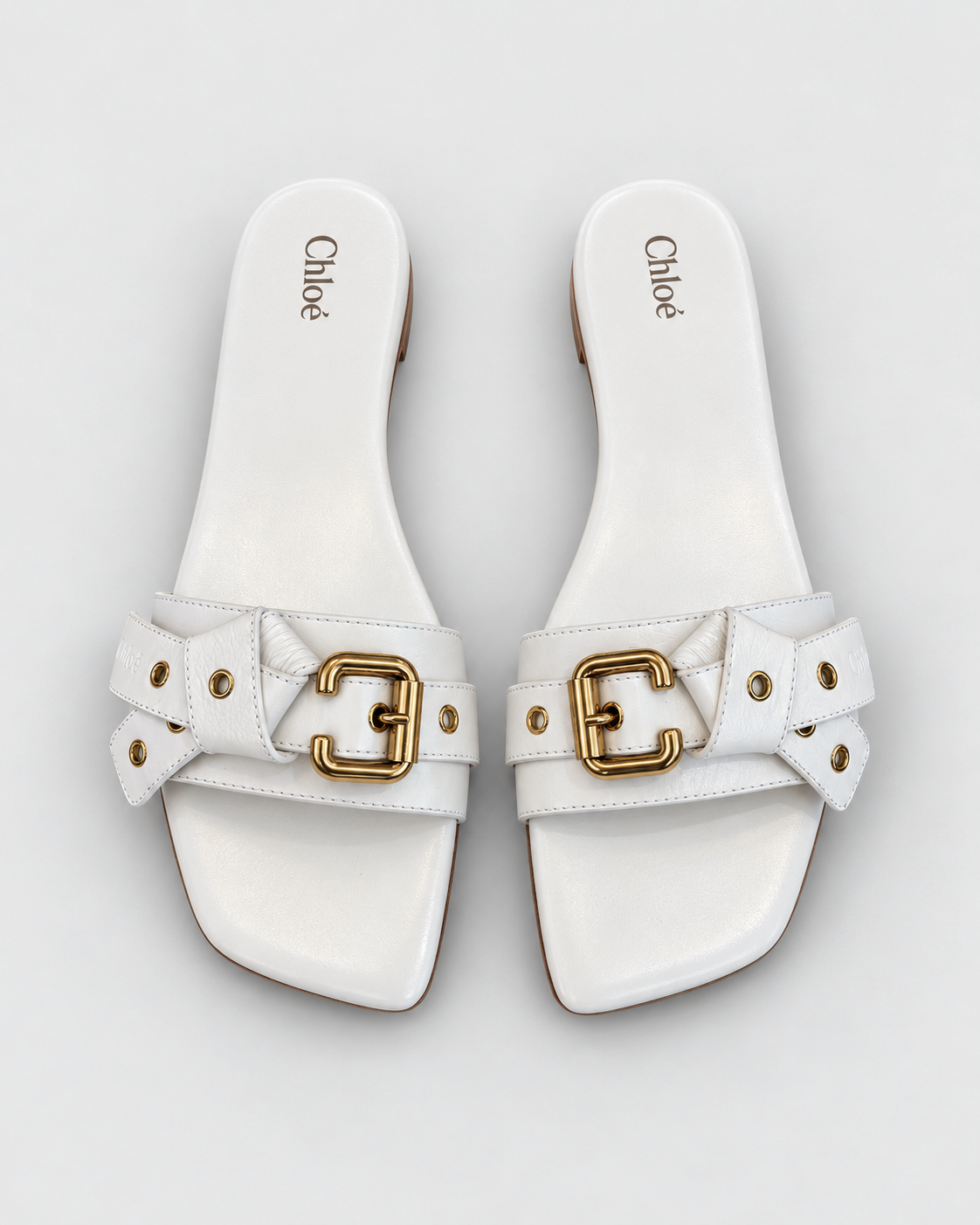 Chloe Mae Slides In Eggshell | Size 38.5